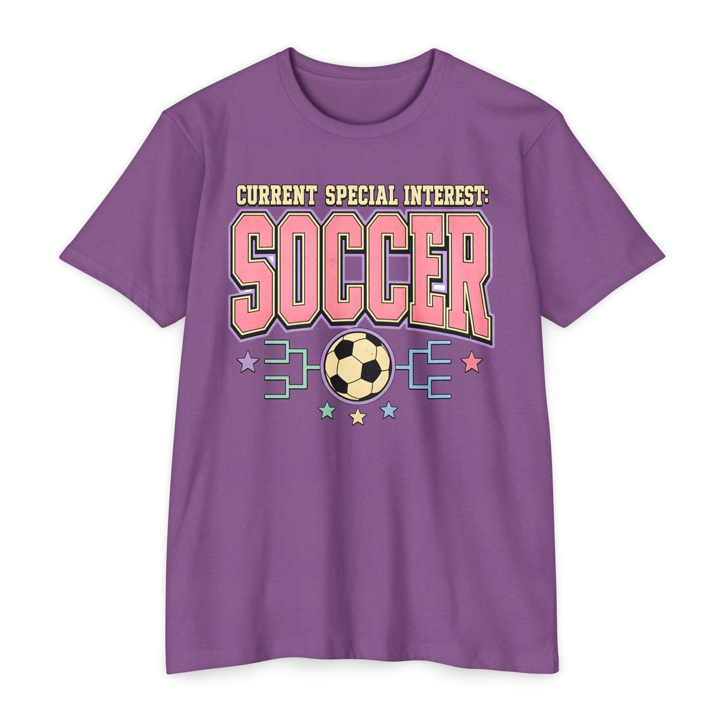Soccer Graphic T-Shirt — "Current Special Interest: SOCCER" Retro Tee