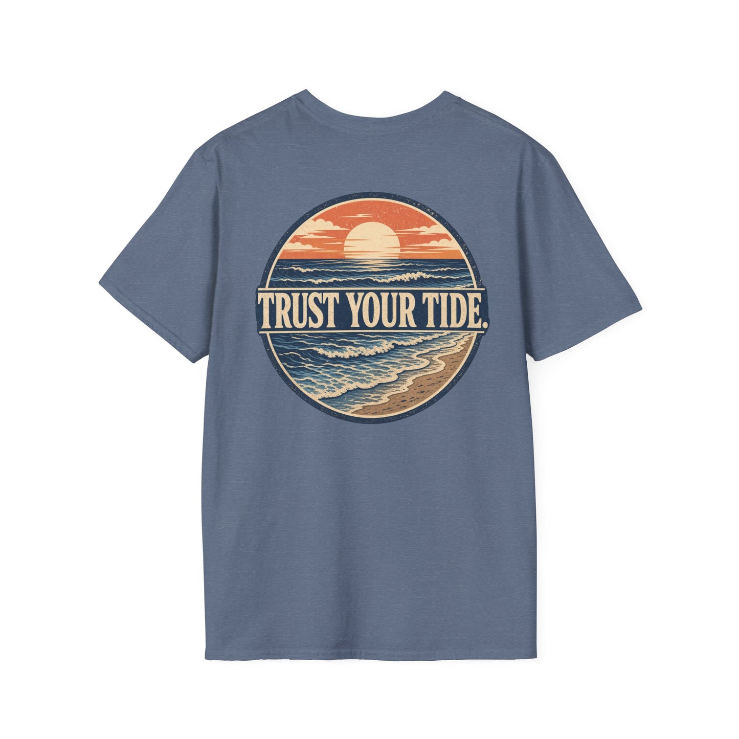 "Trust Your Tide" Vintage Sunset Graphic Tee