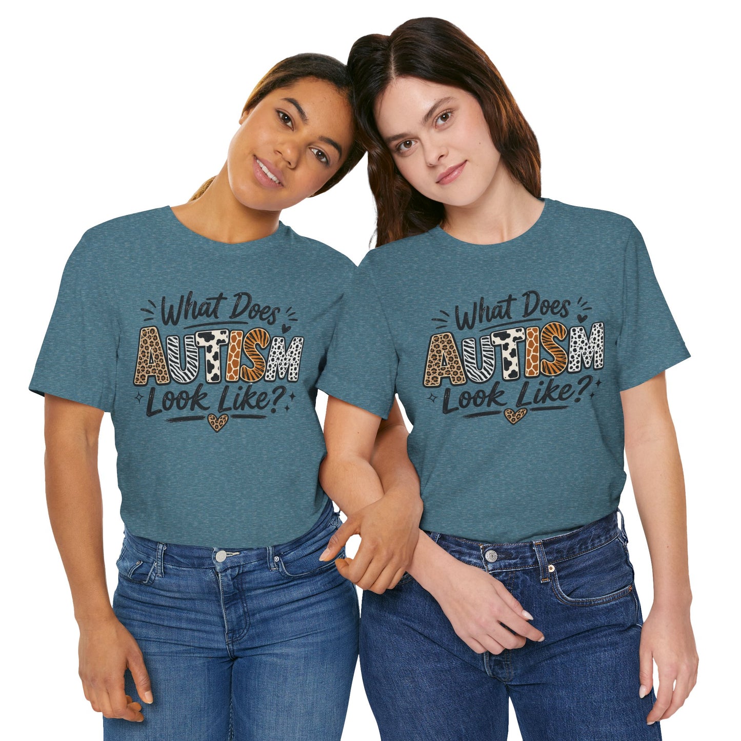 What Does Autism Look Like Shirt | Trendy Autism Awareness Tee image 35
