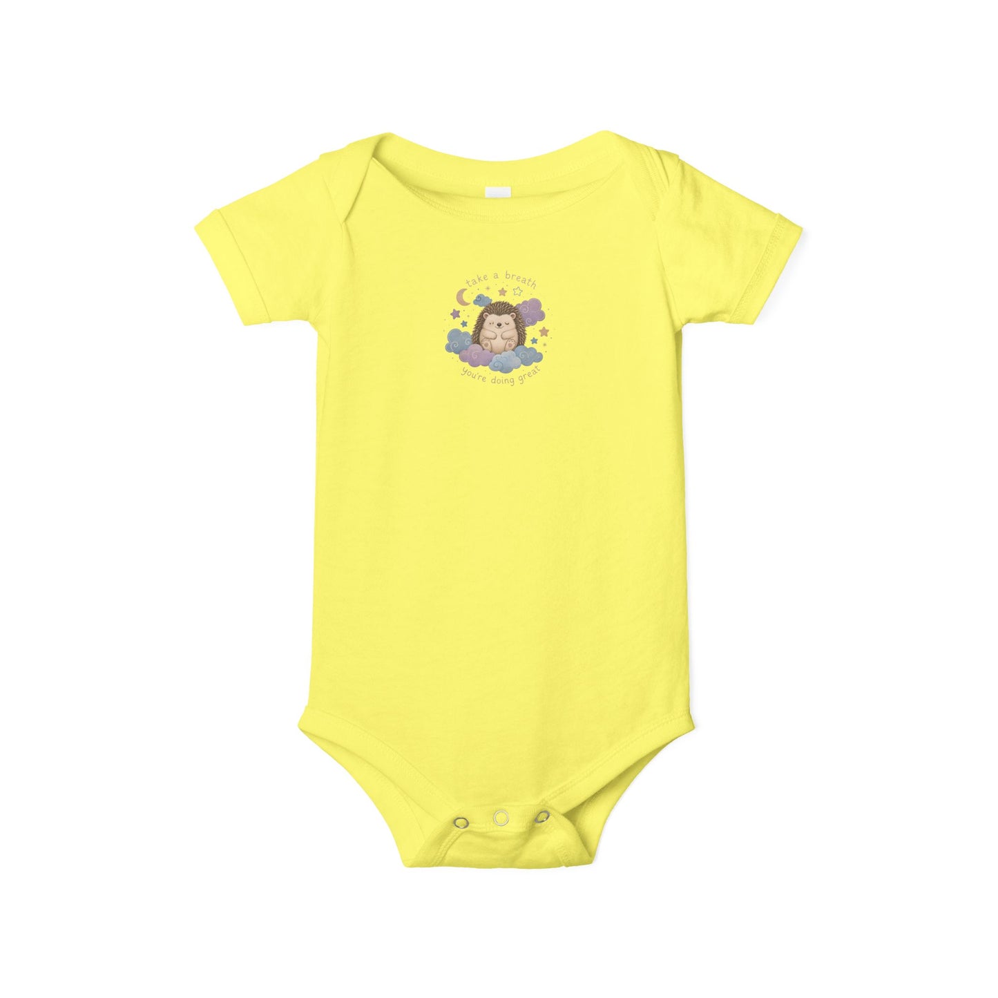 Baby Onesie - Cute Sleeping Lion Graphic Infant Bodysuit (Newborn Shower Gift)