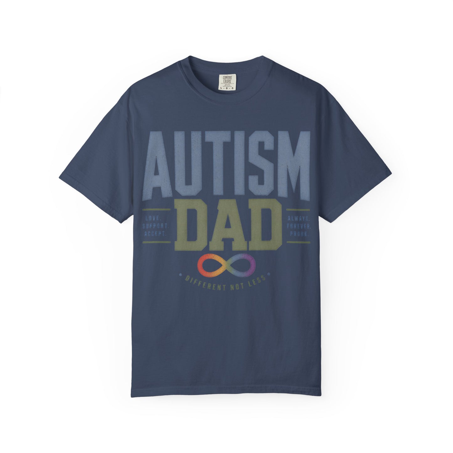 Autism Dad T-Shirt — Awareness Infinity Logo Tee for Proud Fathers image