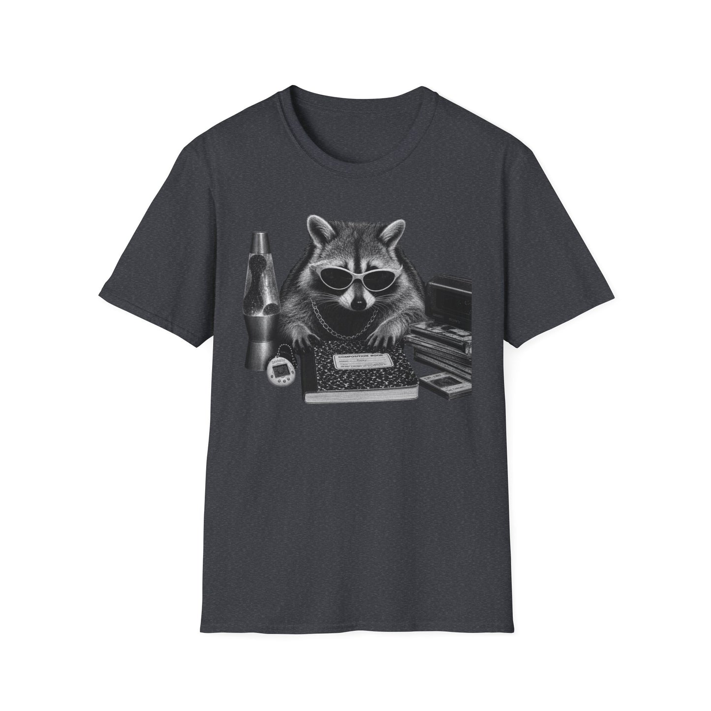 Cool Raccoon Graphic T-Shirt — Sunglasses & Retro Vibes