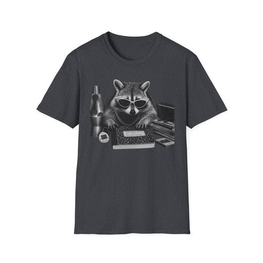 Cool Raccoon Graphic T-Shirt — Sunglasses & Retro Vibes