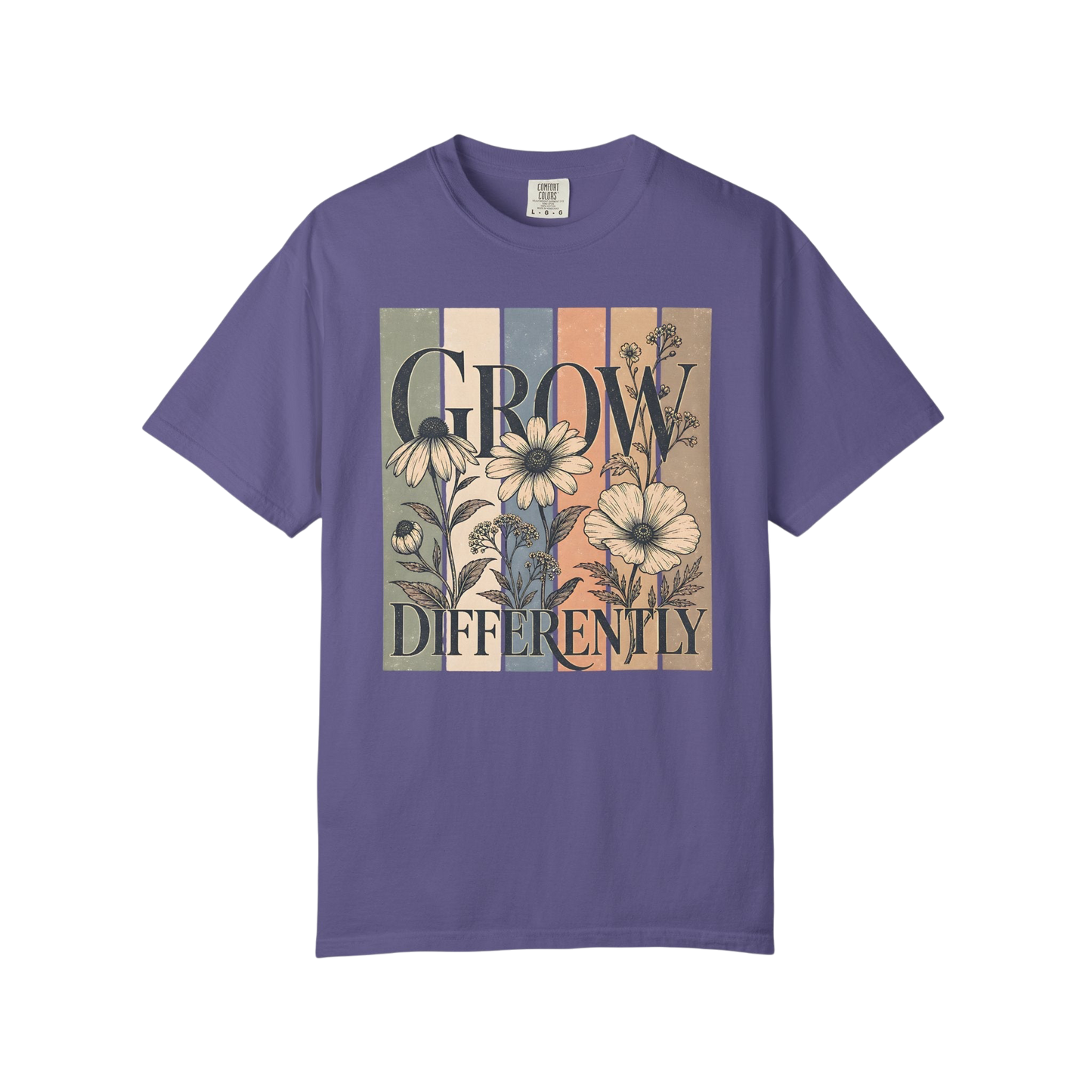 Grow Differently Floral T-Shirt