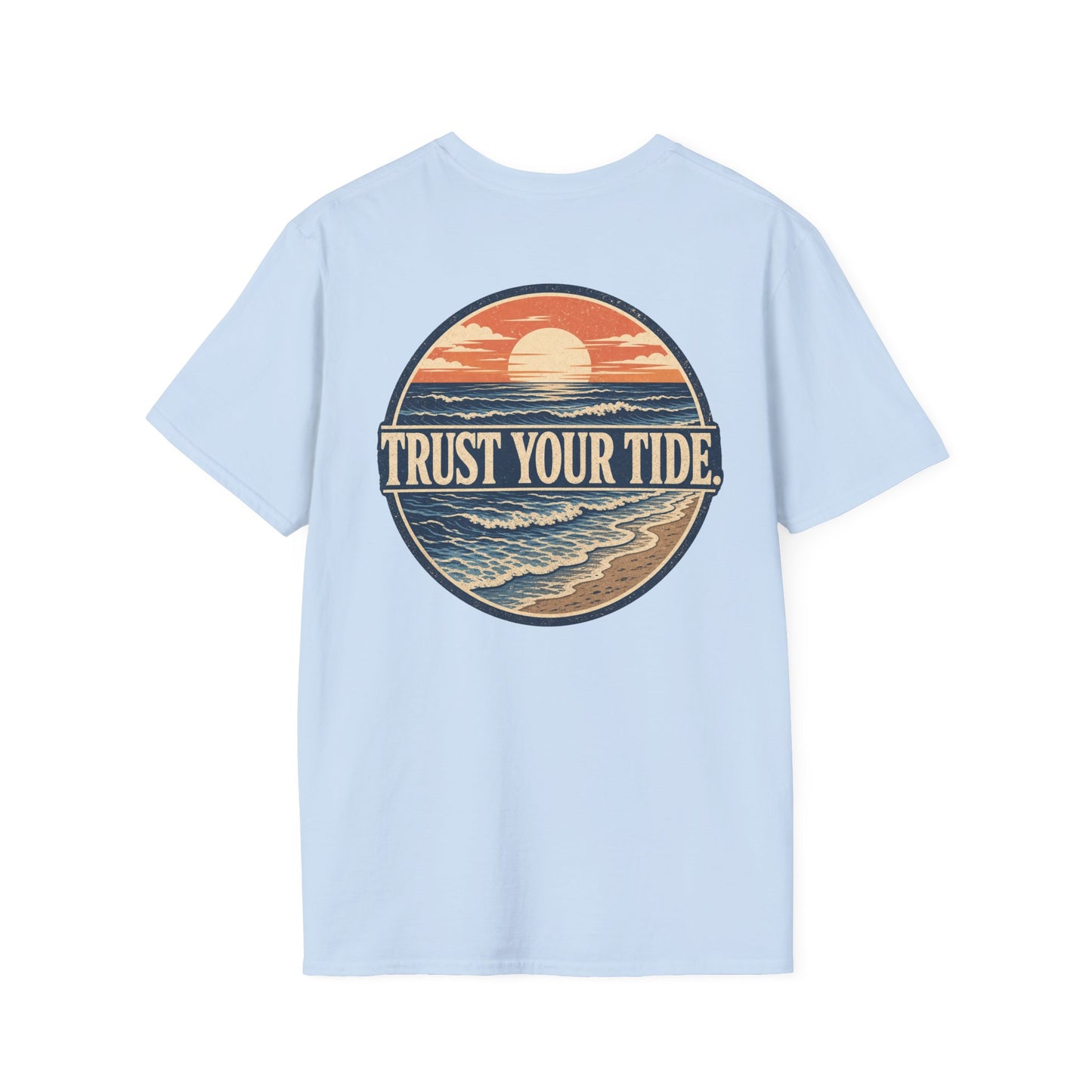"Trust Your Tide" Vintage Sunset Graphic Tee
