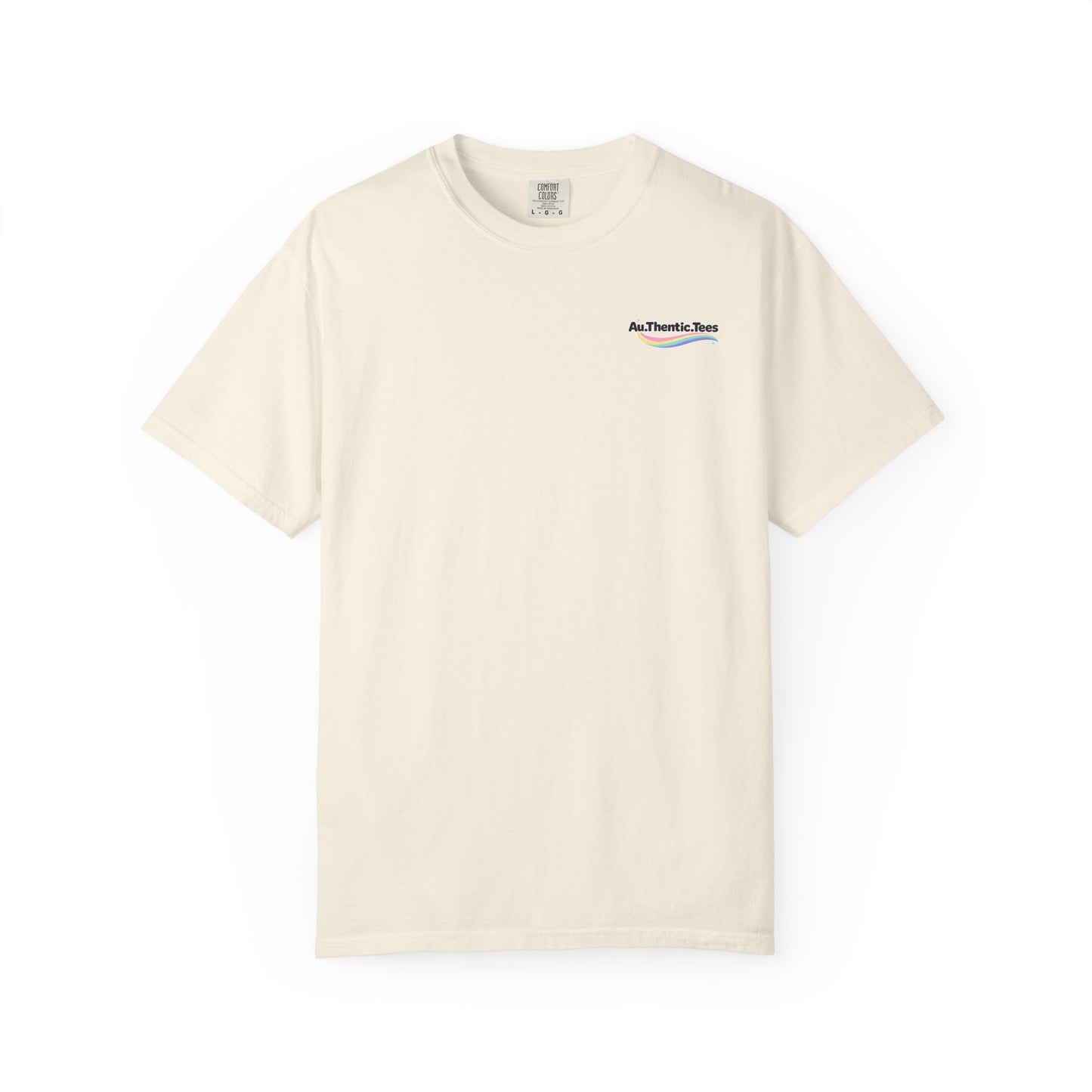 Officially Overstimulated T-Shirt — Vintage Train 'Toot Toot' Graphic Tee BACK PRINT