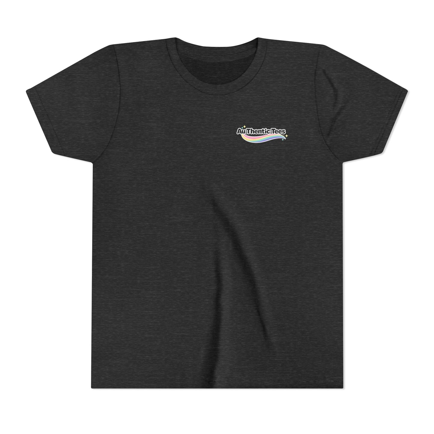 Youth Tee — "Too Much Everything" Cozy Silly Goose Graphic Shirt BACK PRINT
