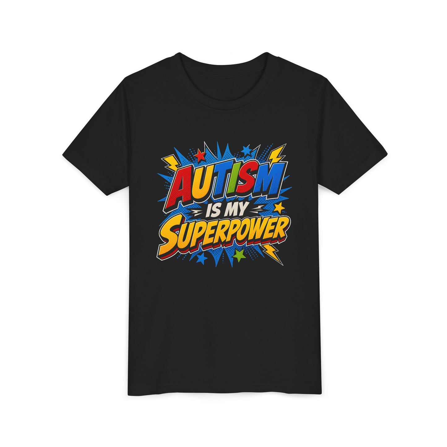 Autism Is My Superpower Youth Tee