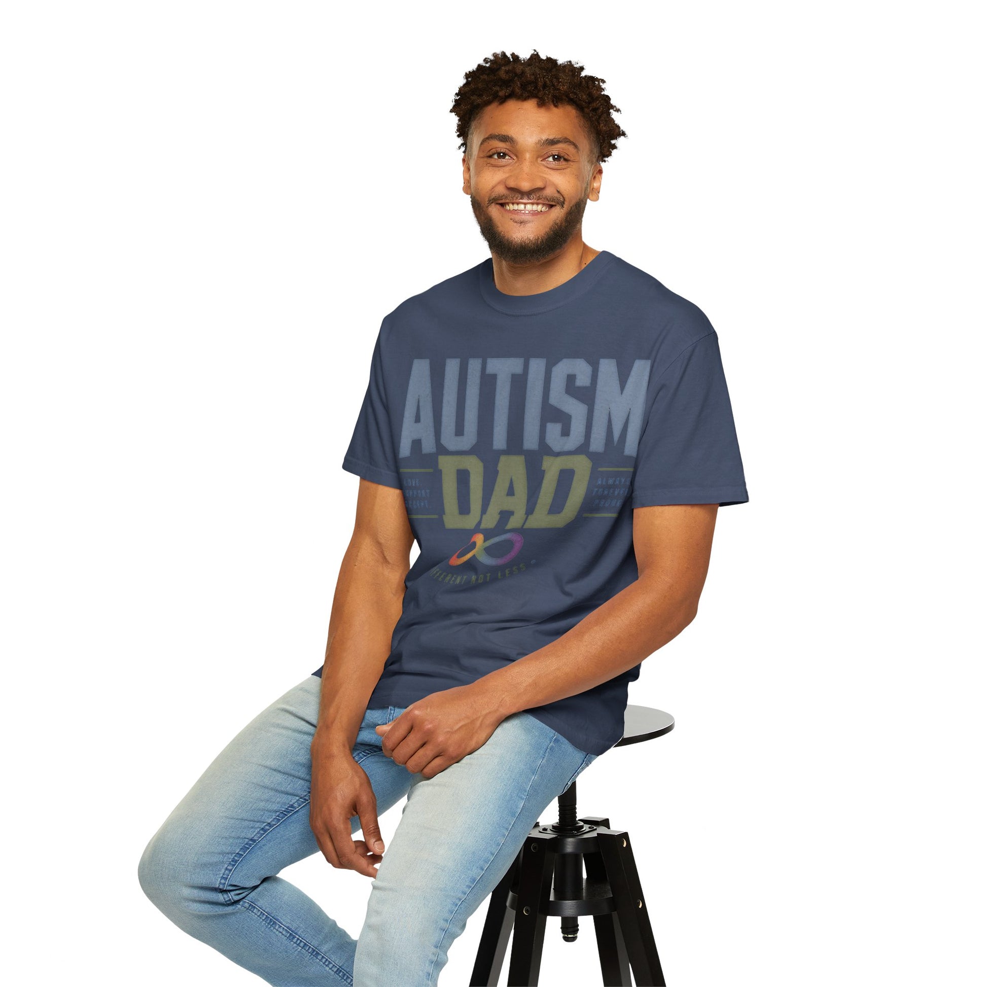 Autism Dad T-Shirt — Awareness Infinity Logo Tee for Proud Fathers image 5