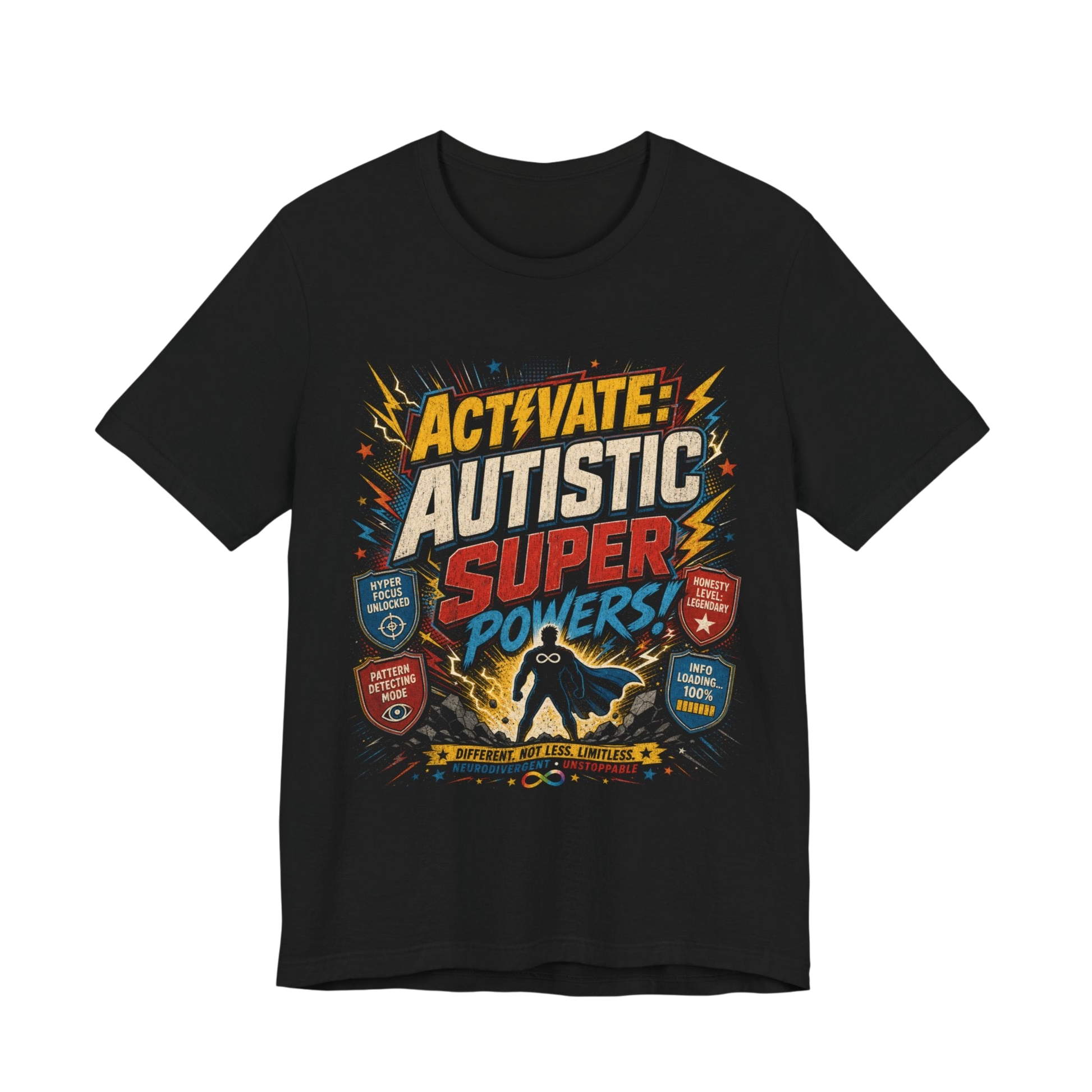 Autistic Superpowers T-Shirt image 0