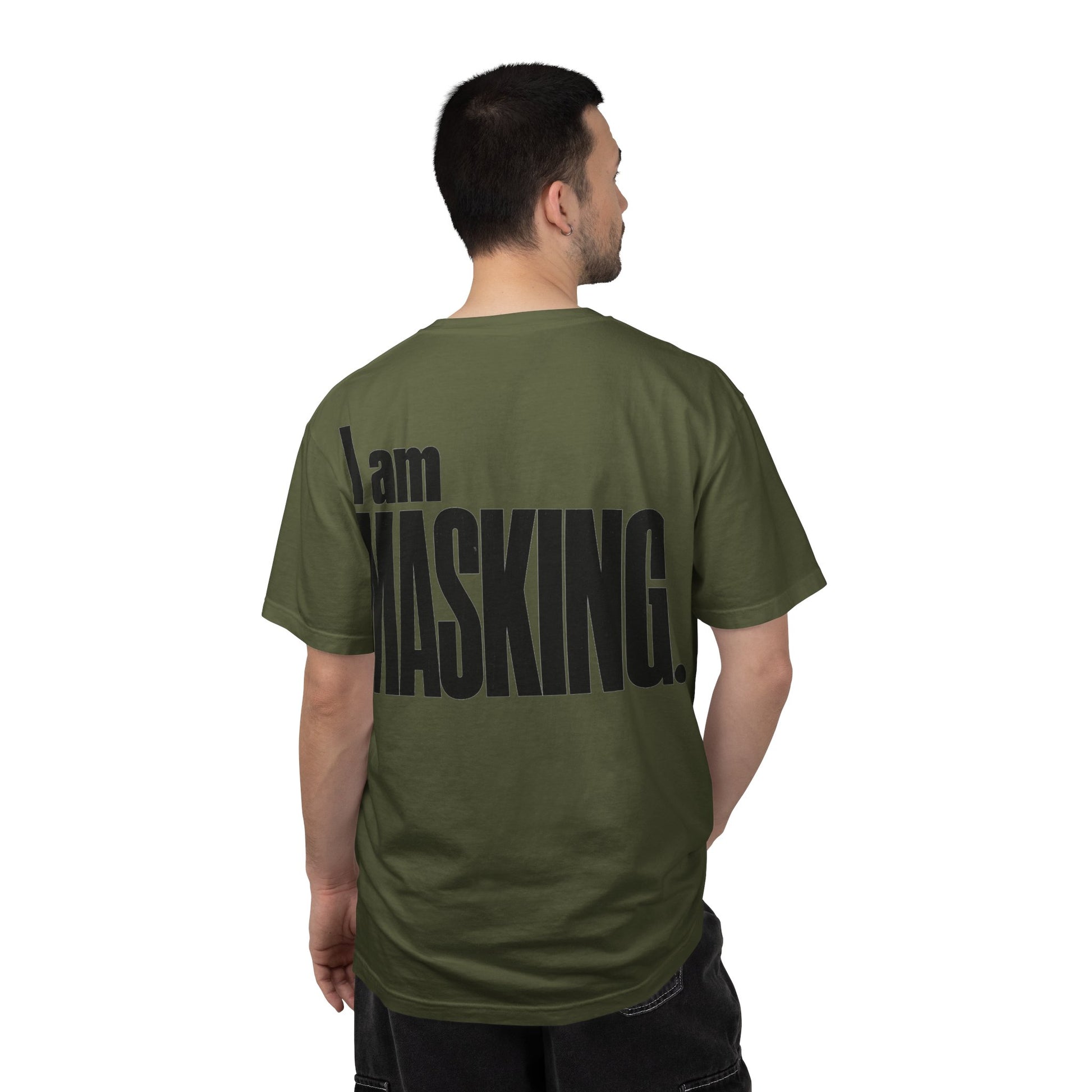 I Am MASKING Back Print Shirt – Neurodivergent Streetwear Tee image