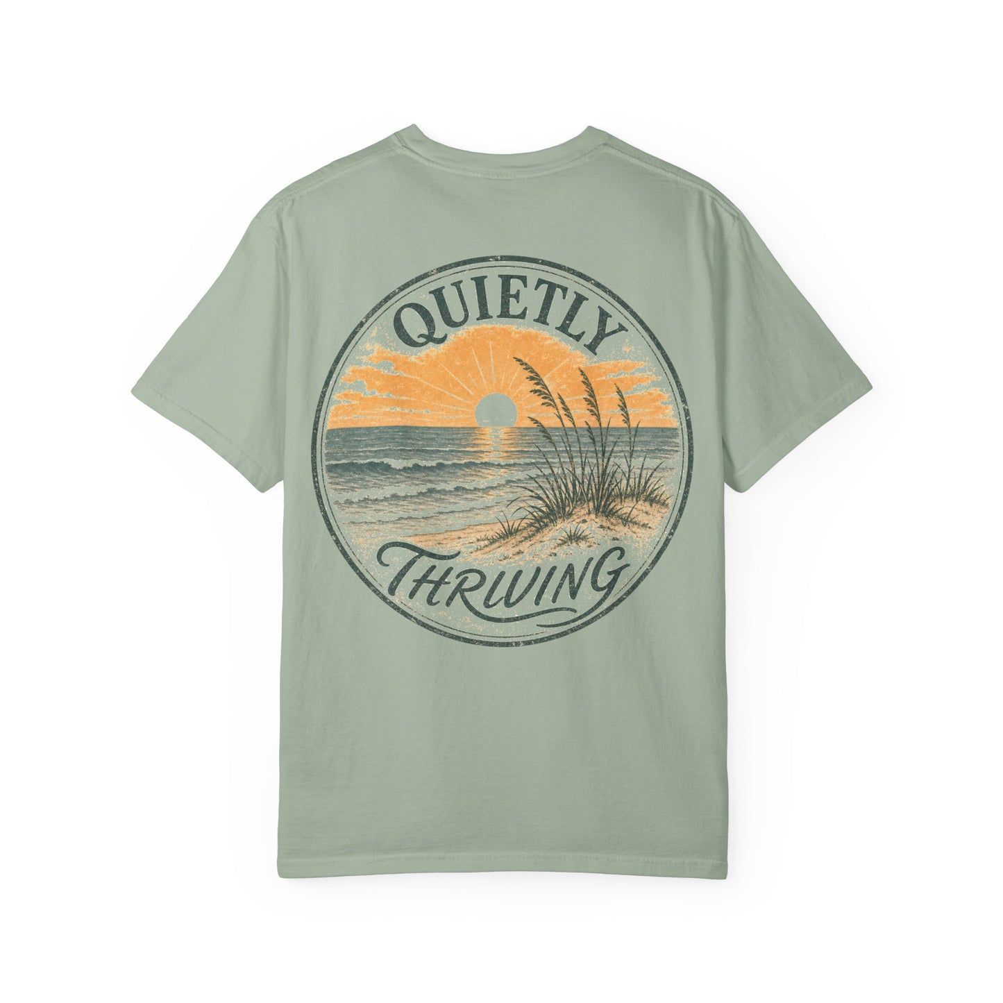 Quietly Thriving Sunset Beach T-Shirt