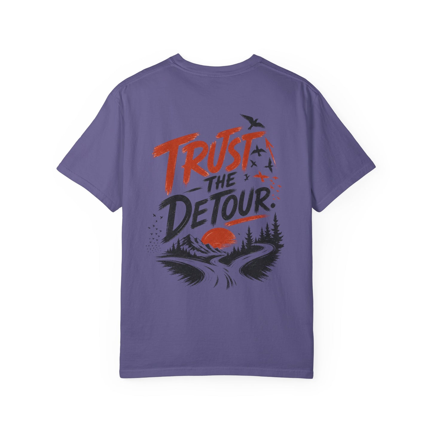 Trust the Detour T-Shirt — ADHD Inspirational Road Trip Graphic Tee