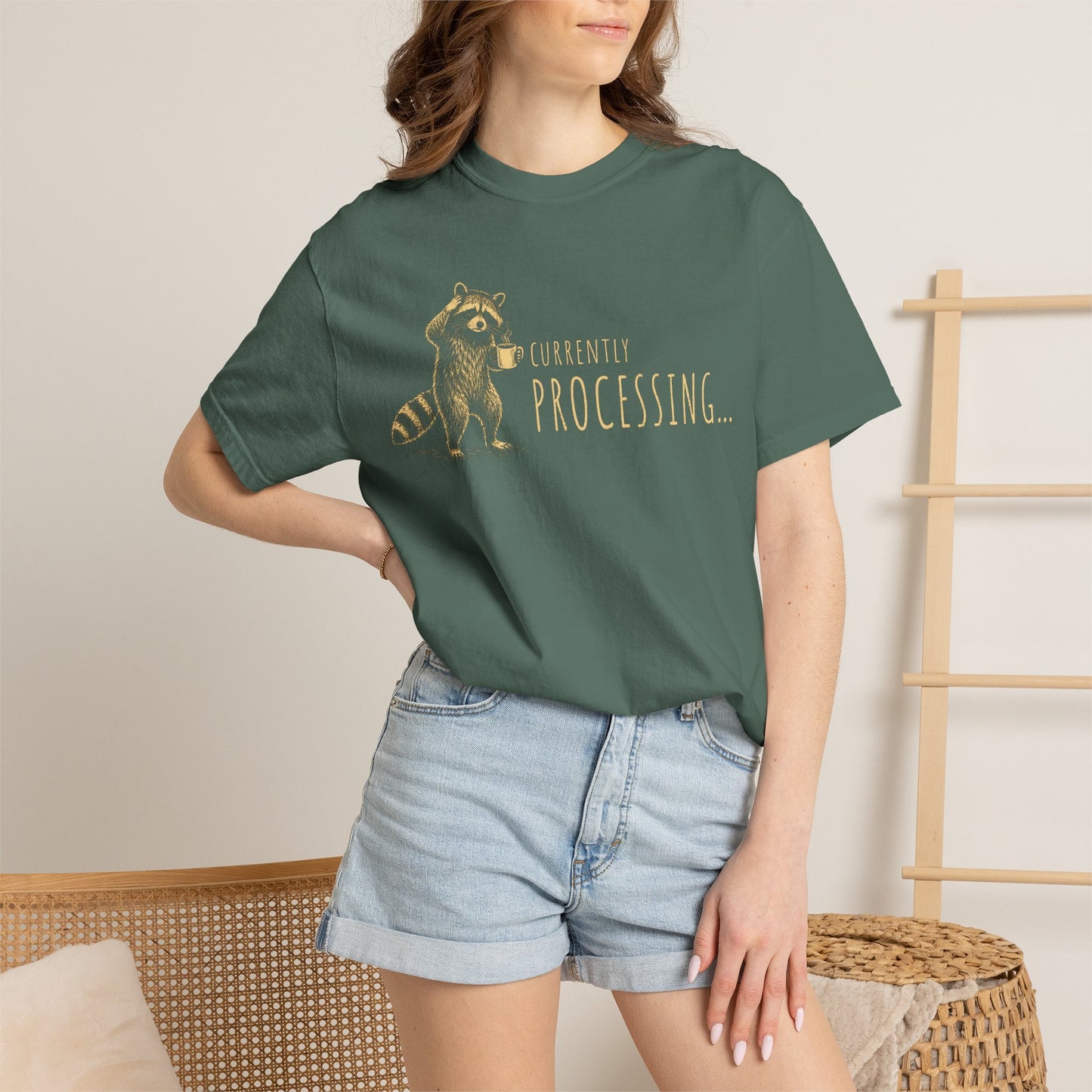 Currently Processing Raccoon T-Shirt