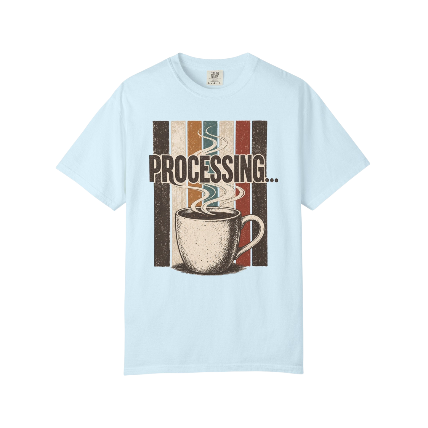 Processing... Coffee Cup Vintage Graphic T-Shirt