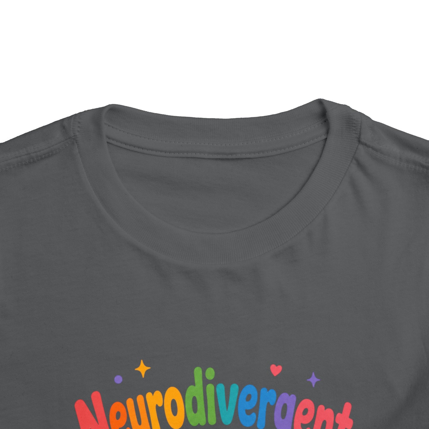 Neurodivergent and Awesome Toddler Tee — Colorful Pride Kids Shirt image 27