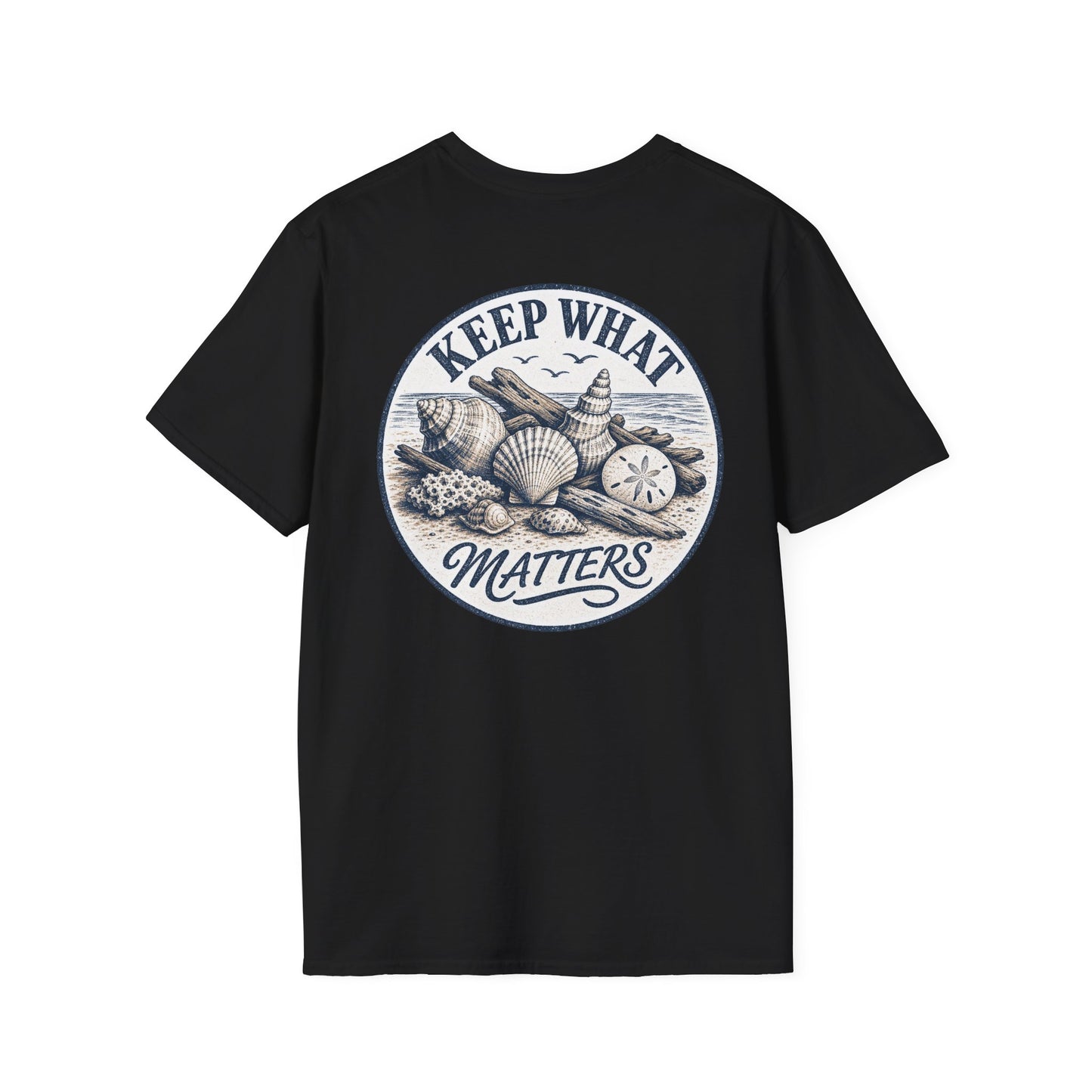 Keep What Matters Seashell Graphic T-Shirt