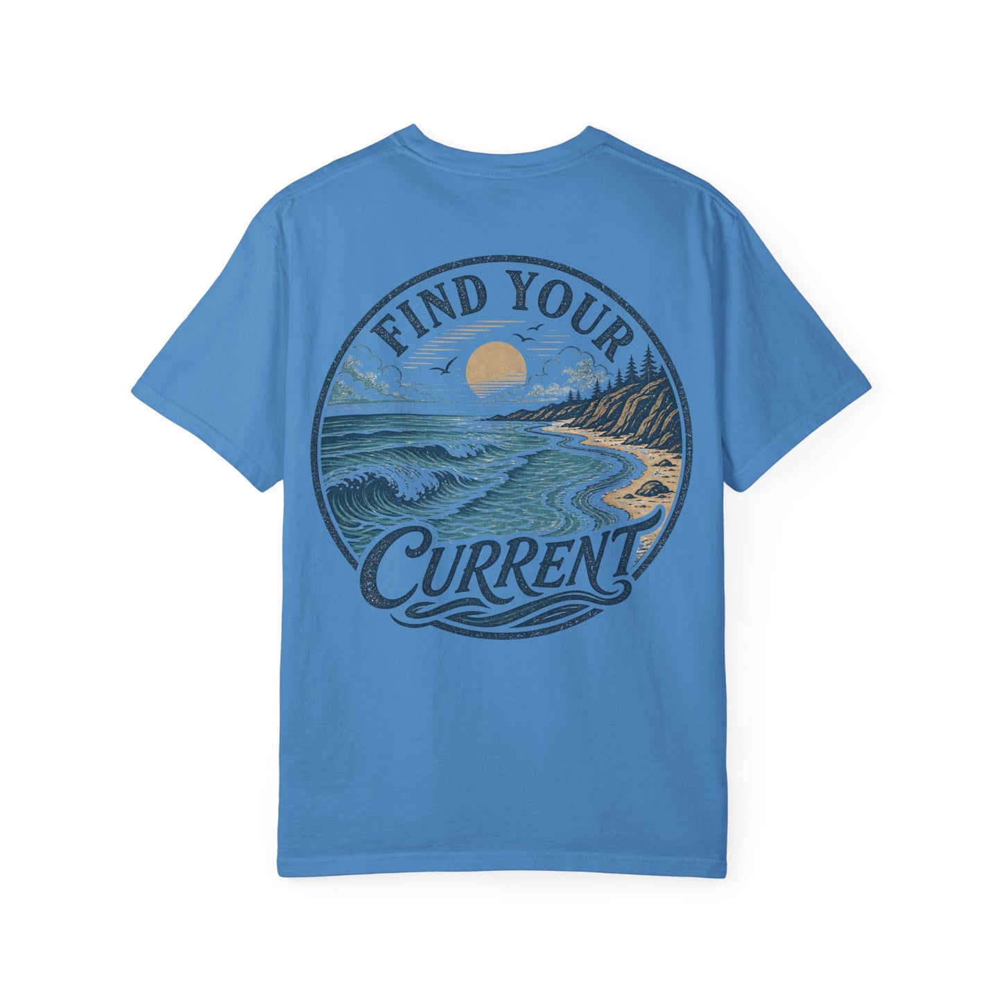 'Find Your Current' Ocean Surf Graphic T-Shirt