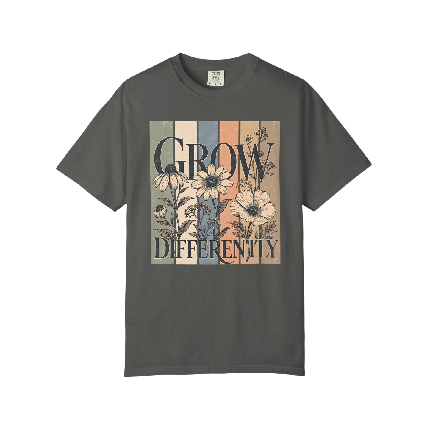 Grow Differently Floral T-Shirt