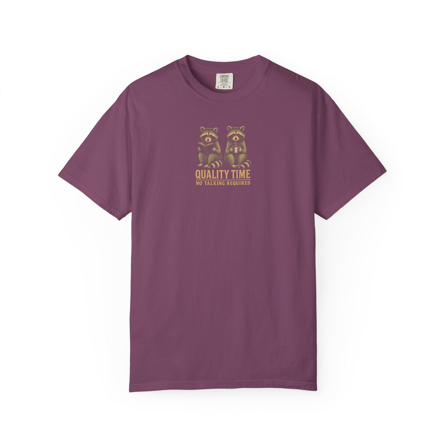 Quality Time Raccoons T-Shirt — Parallel play