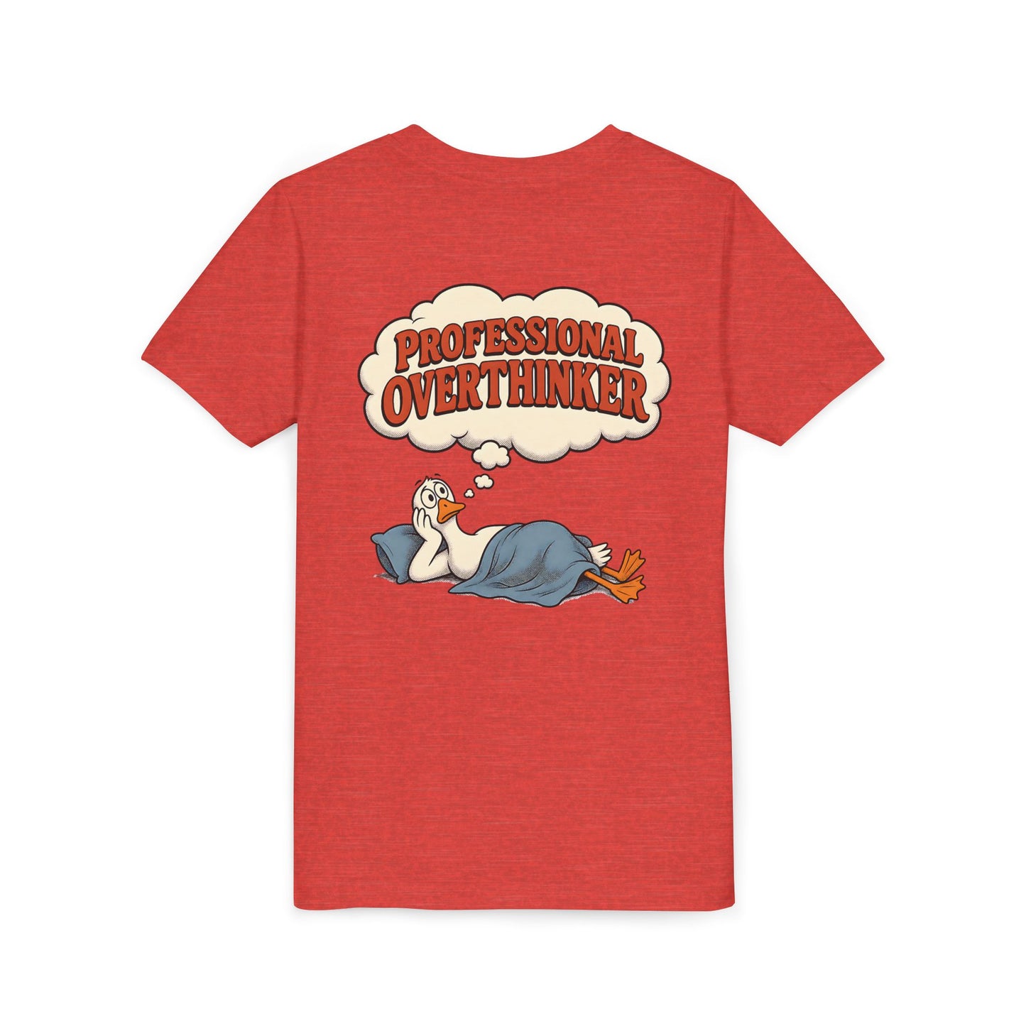 Youth Tee - "Professional Overthinker" Silly Goose Graphic BACK PRINT