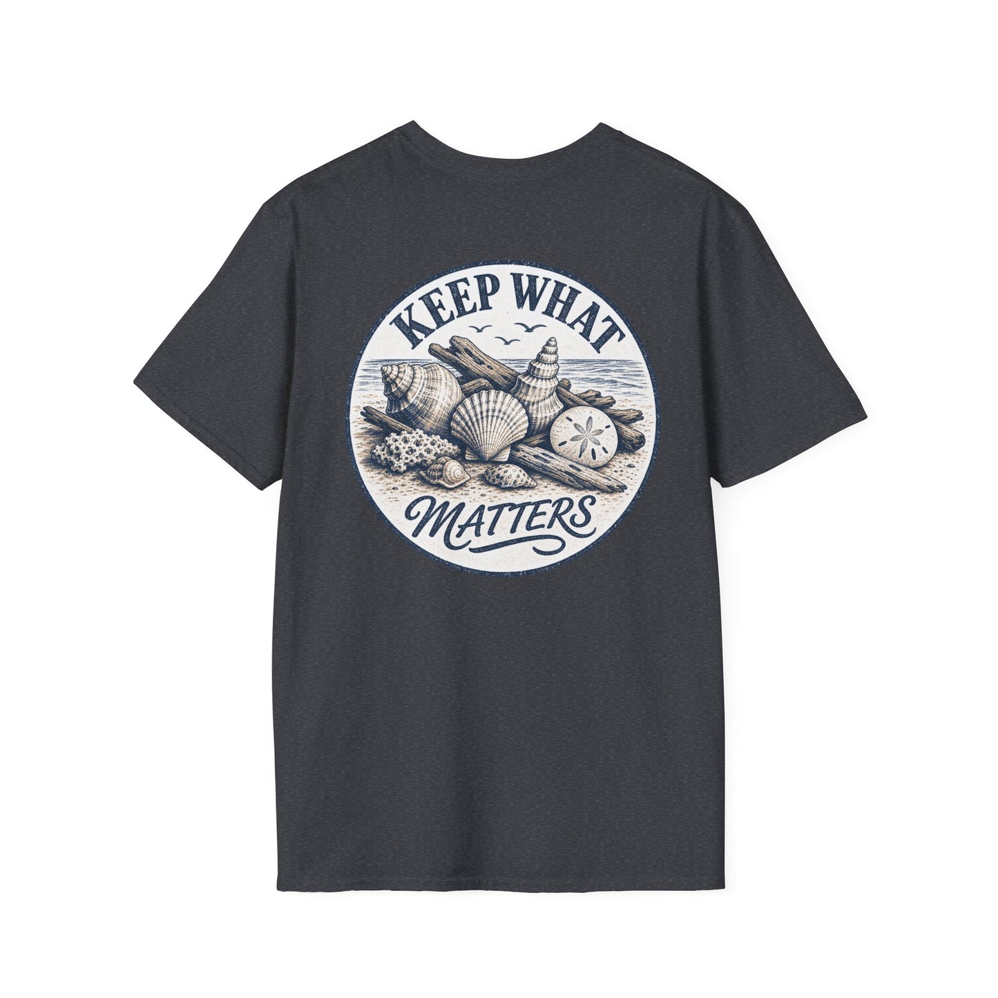 Keep What Matters Seashell Graphic T-Shirt