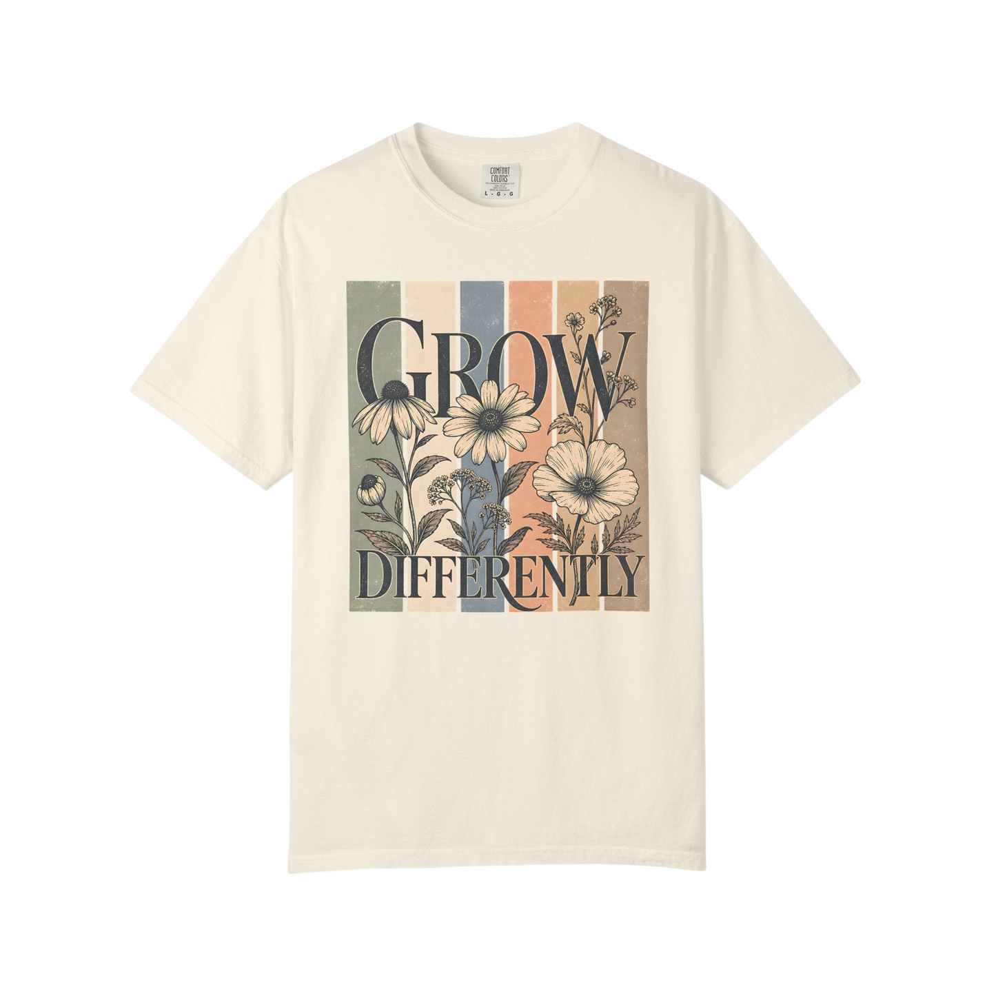 Grow Differently Floral T-Shirt