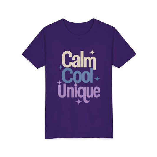 Youth Tee – Calm Cool Unique Retro Graphic Kids Shirt