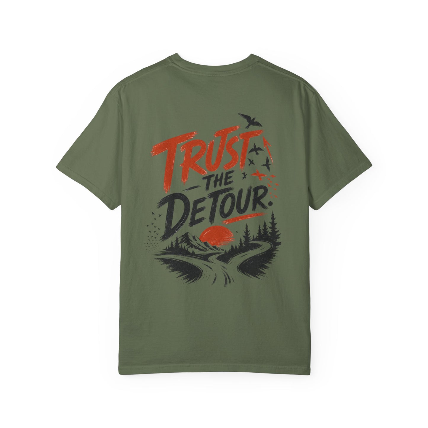 Trust the Detour T-Shirt — ADHD Inspirational Road Trip Graphic Tee