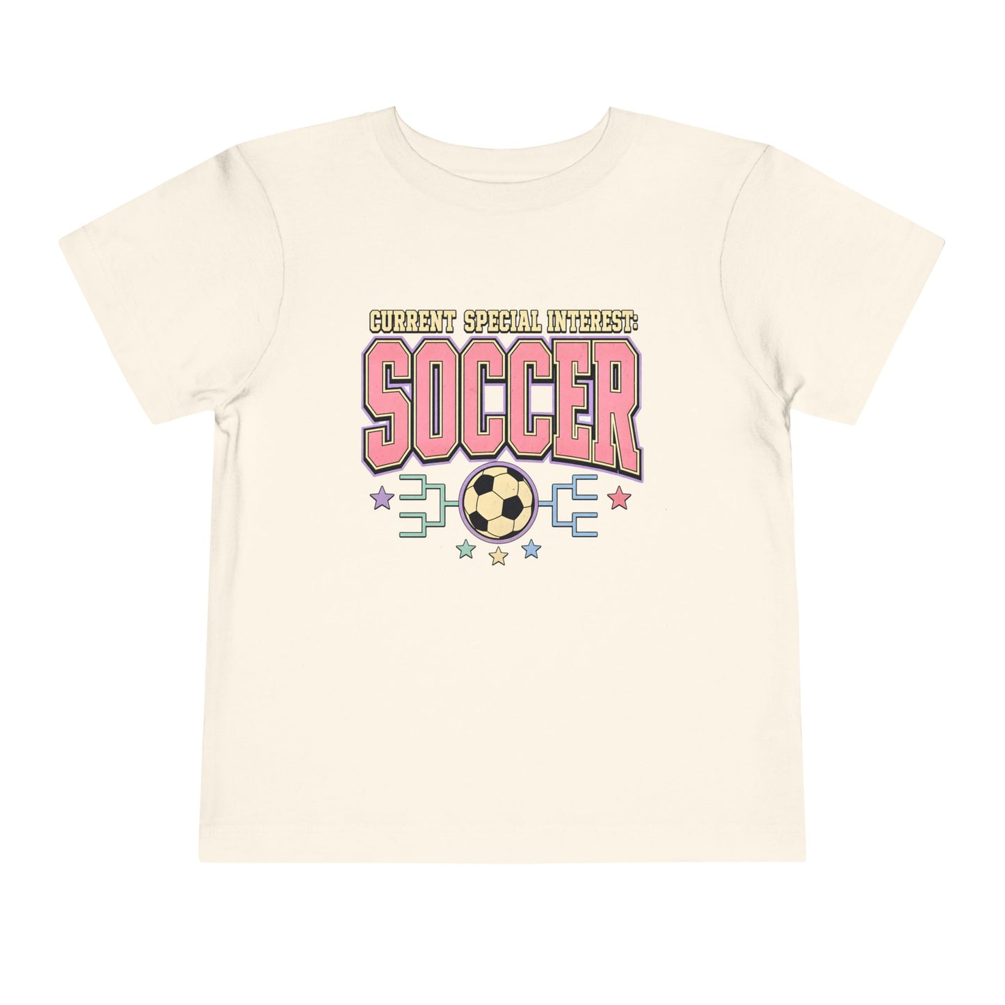 Toddler Soccer Tee — "Currently Special Interest: Soccer" Kids Graphic Shirt
