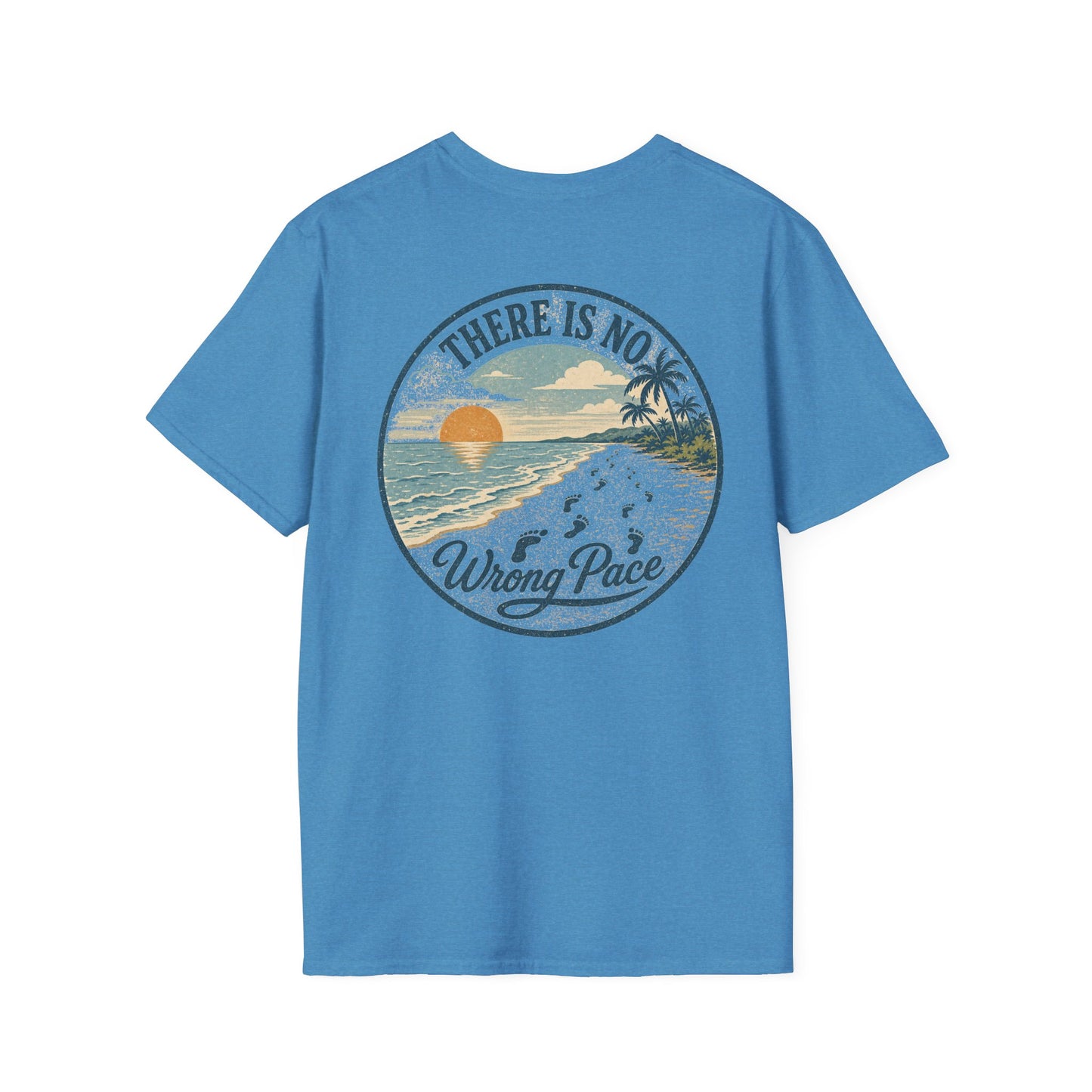 "There Is No Wrong Pace" Vintage Beach Graphic Tee