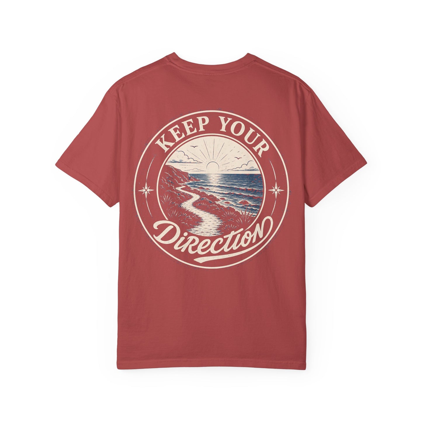 Keep Your Direction Sunset Beach T-Shirt