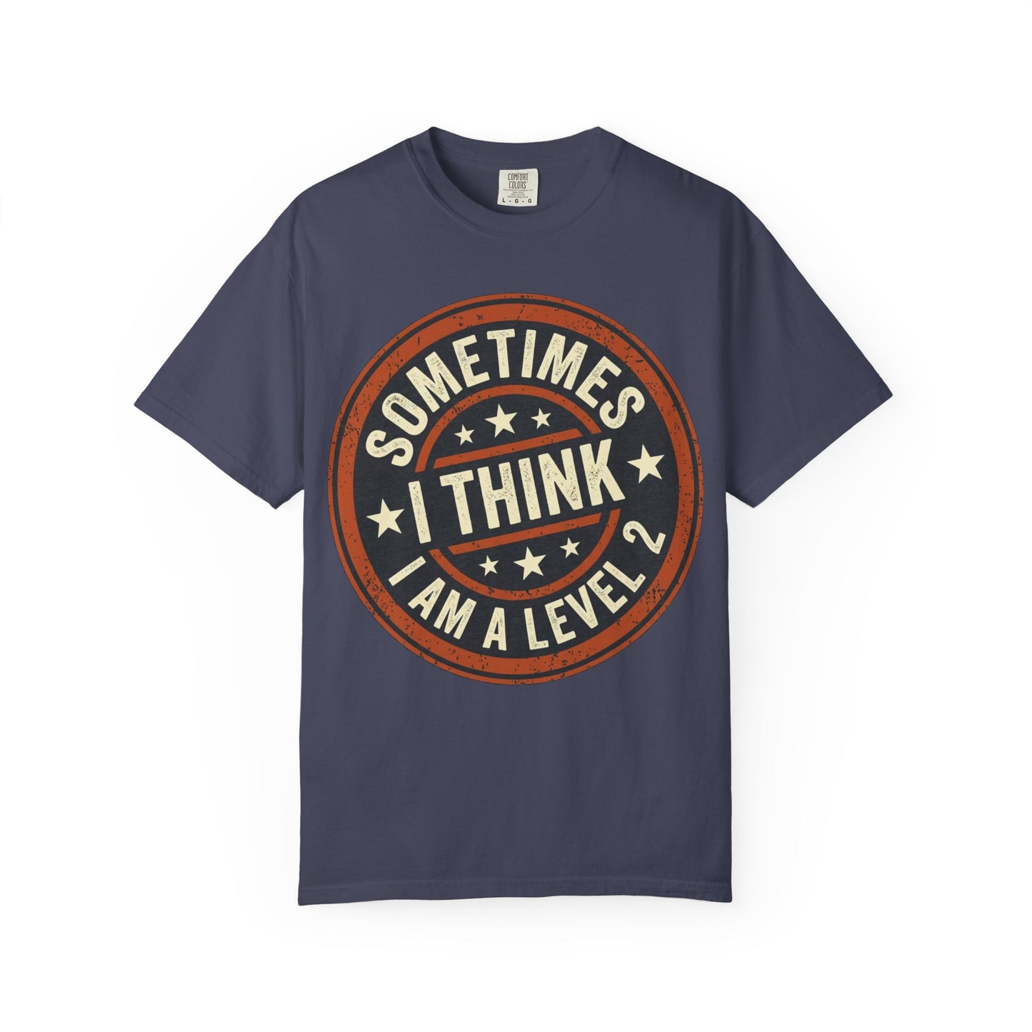 Sometimes I think I Am A Level 2 T-Shirt - Funny Humorous -Spectrum Scale image 40