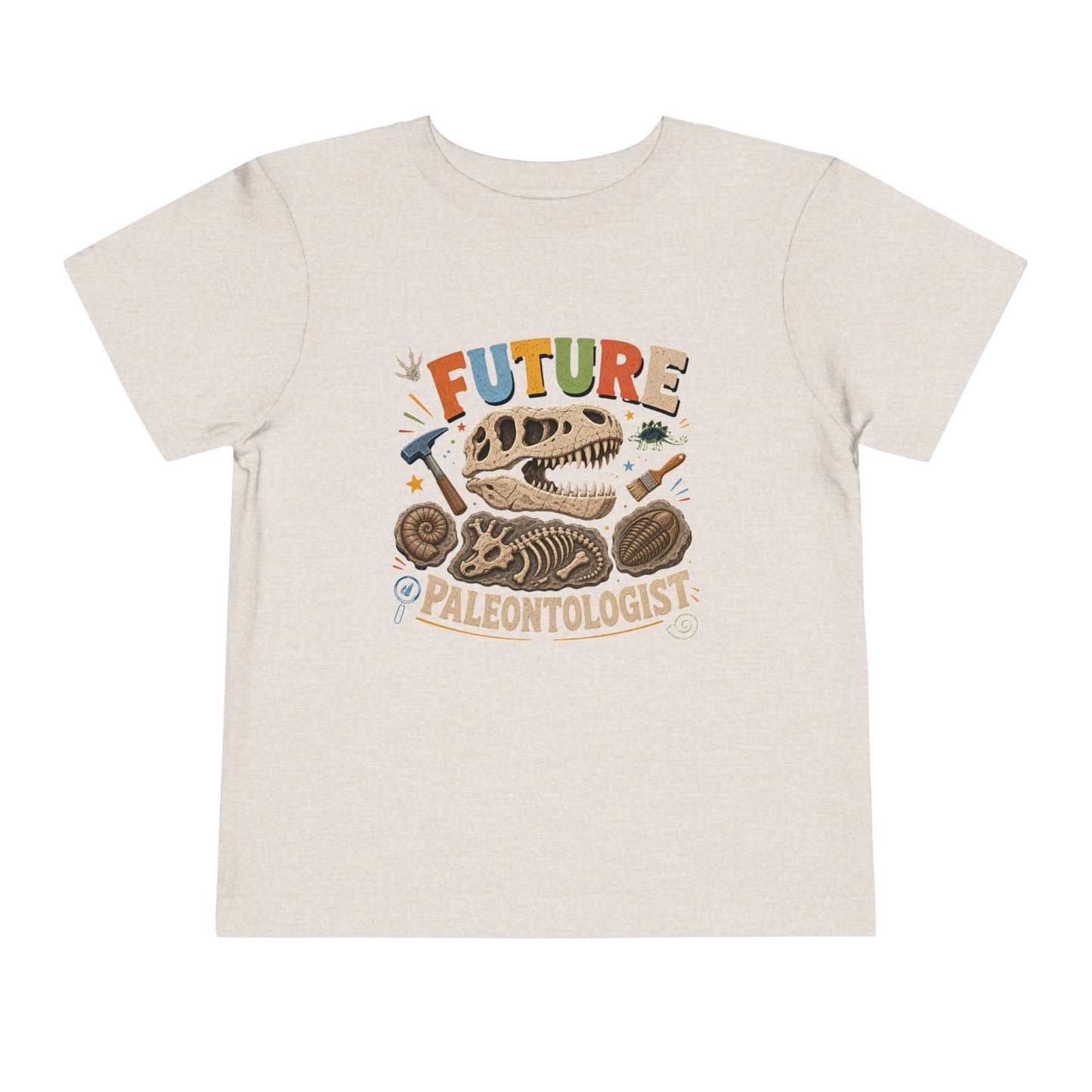 Future Paleontologist Toddler Tee — Dinosaur Fossil Graphic Shirt image 12