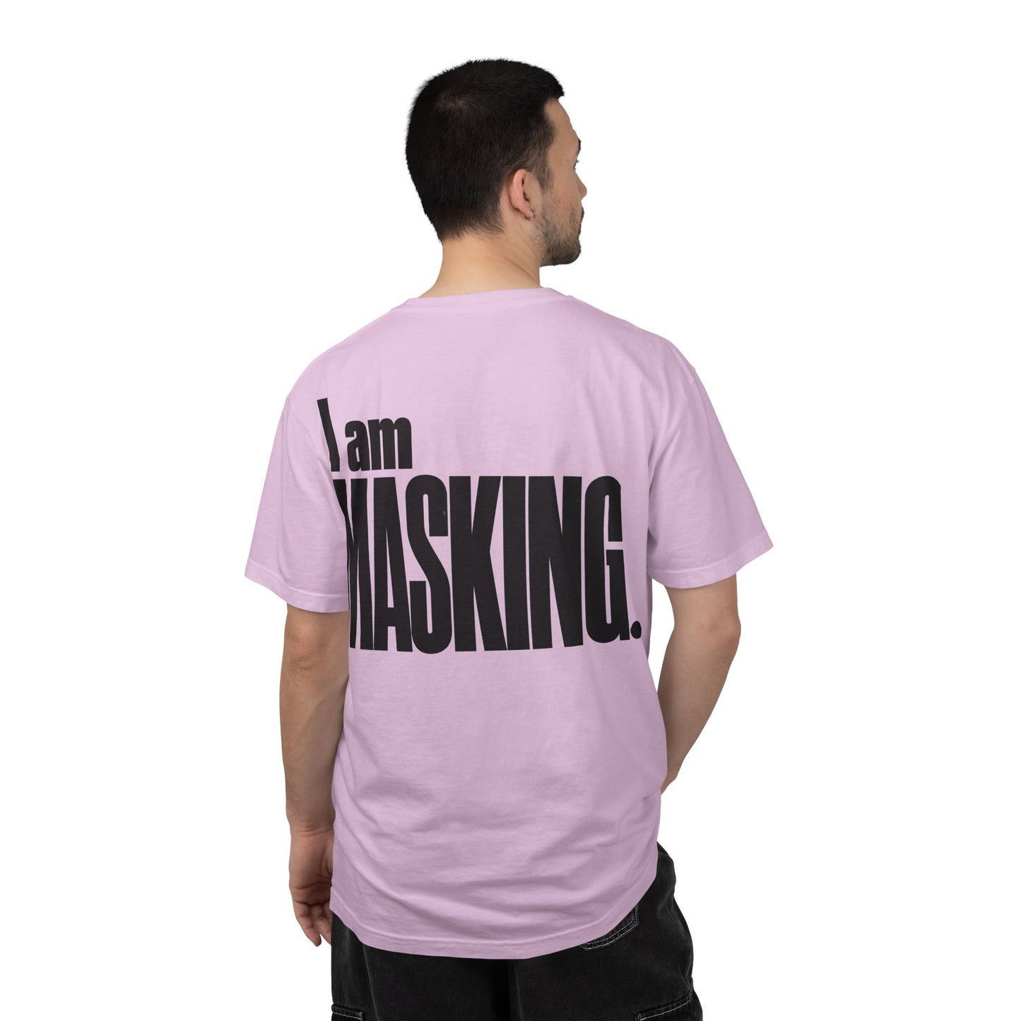 I Am MASKING Back Print Shirt – Neurodivergent Streetwear Tee image