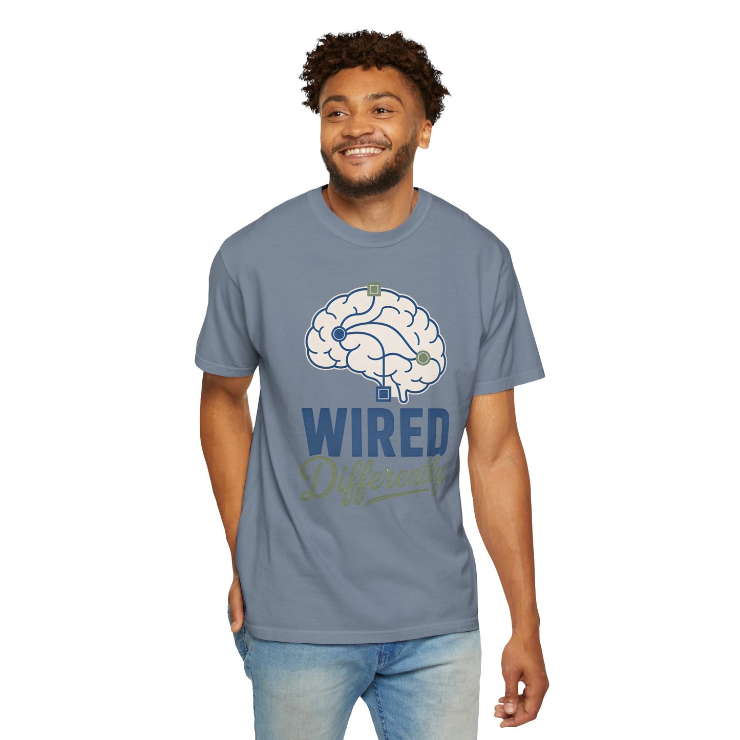 Wired Differently T-Shirt — Brain Graphic Tee for Neurodivergent Pride image 19