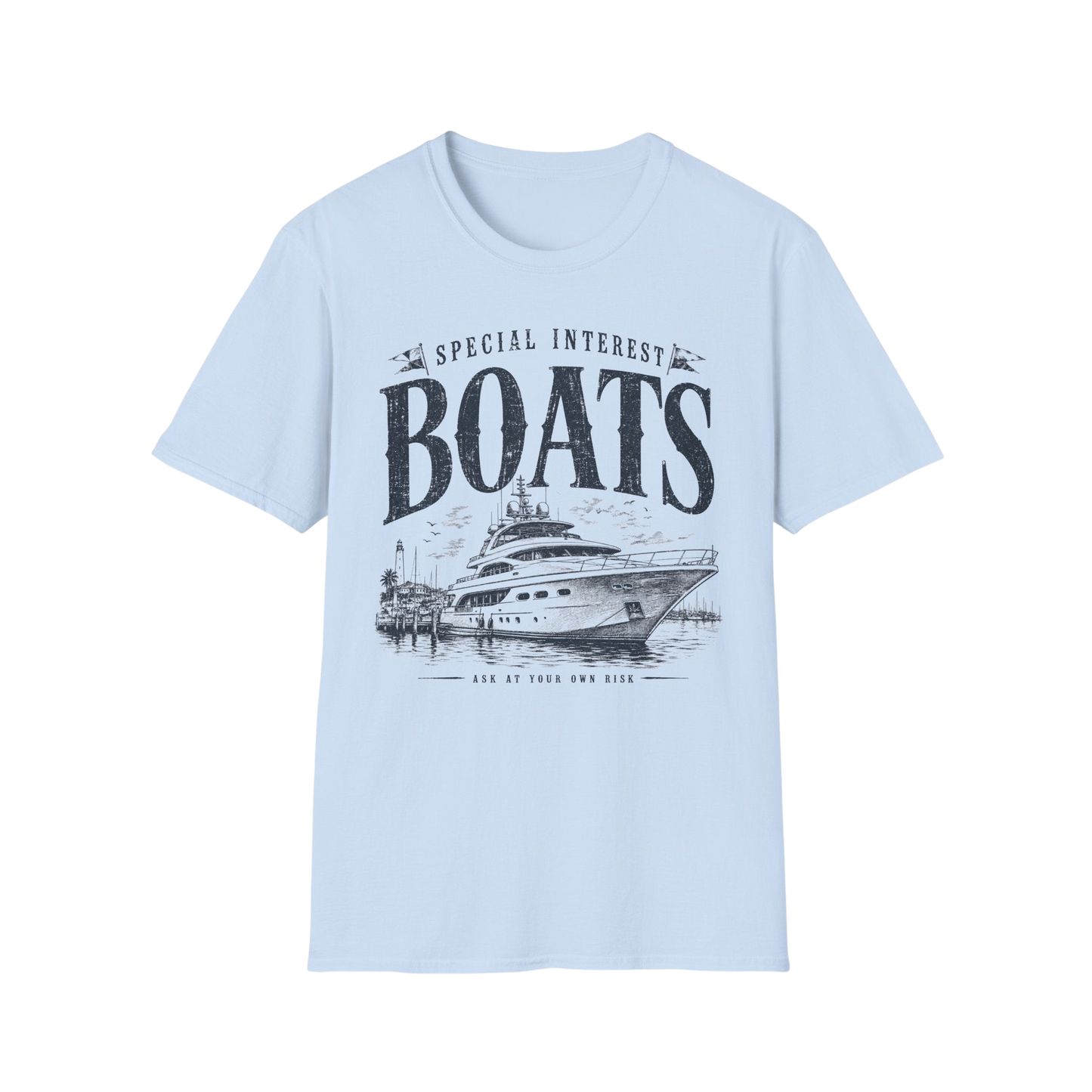 Boats Graphic T-Shirt — 'Special Interest Boats' Vintage Yacht Tee