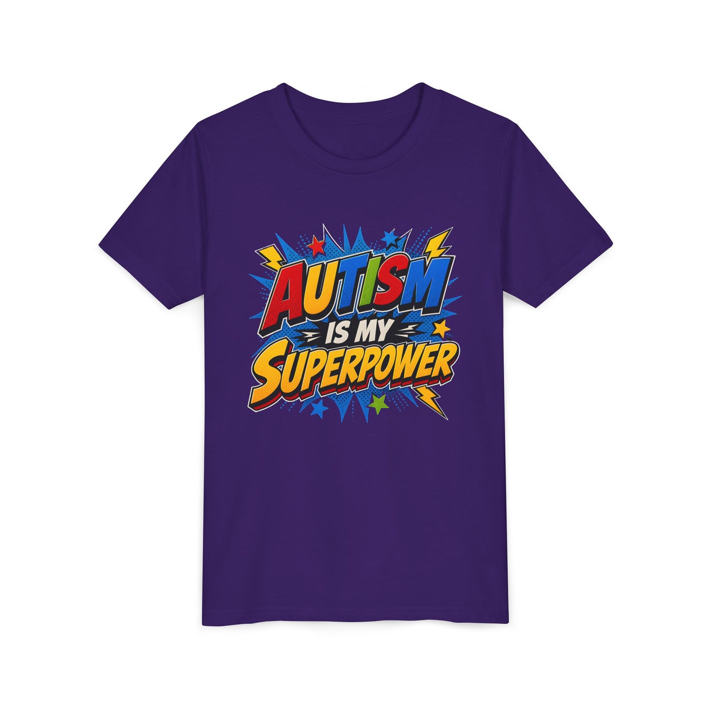 Autism Is My Superpower Youth Tee