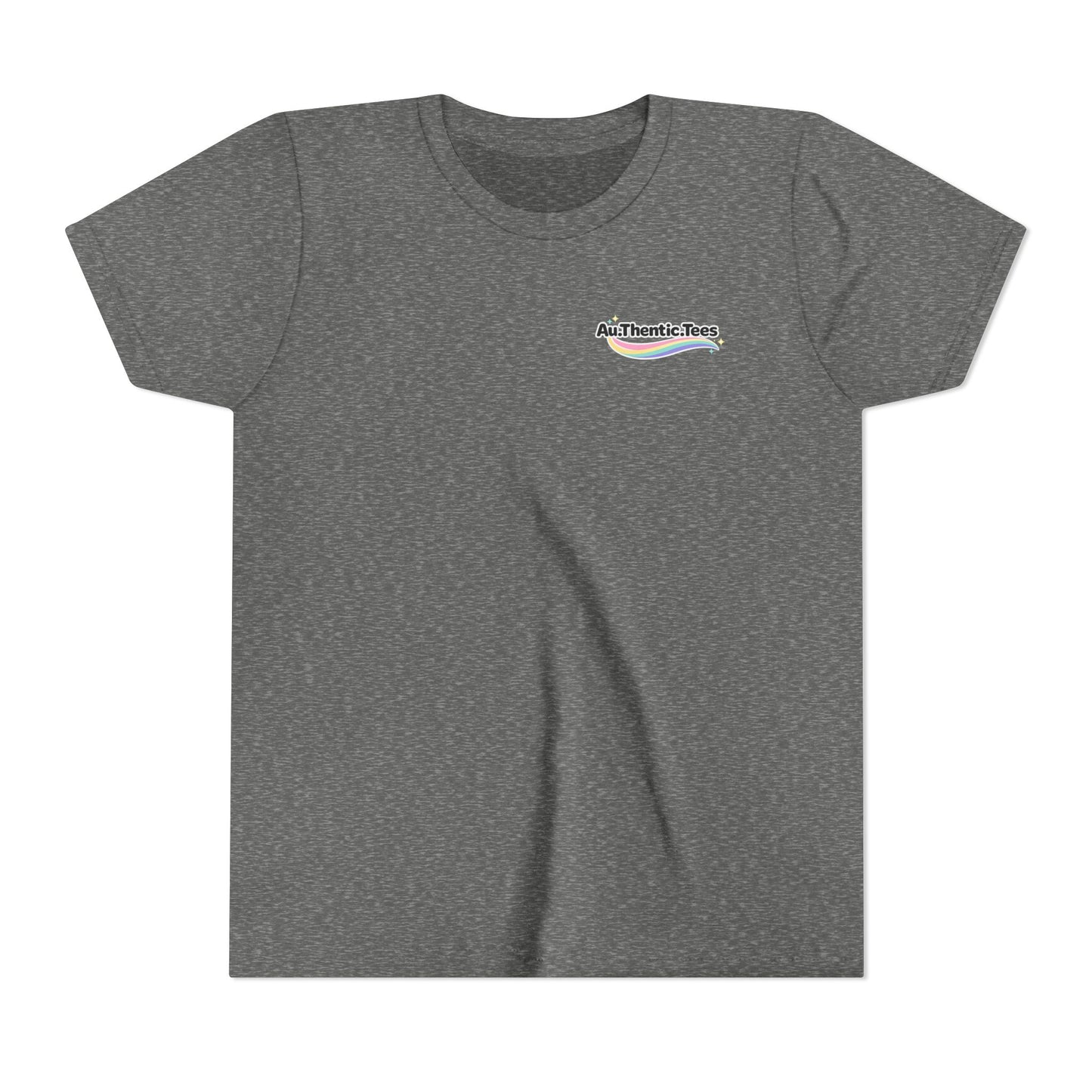 Youth Tee — "Too Much Everything" Cozy Silly Goose Graphic Shirt BACK PRINT