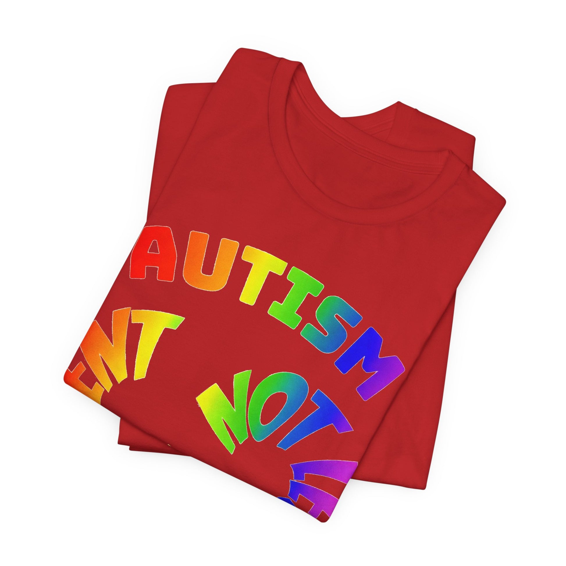 Autism Awareness T-Shirt — "Different Not Less" Rainbow Tee image 11