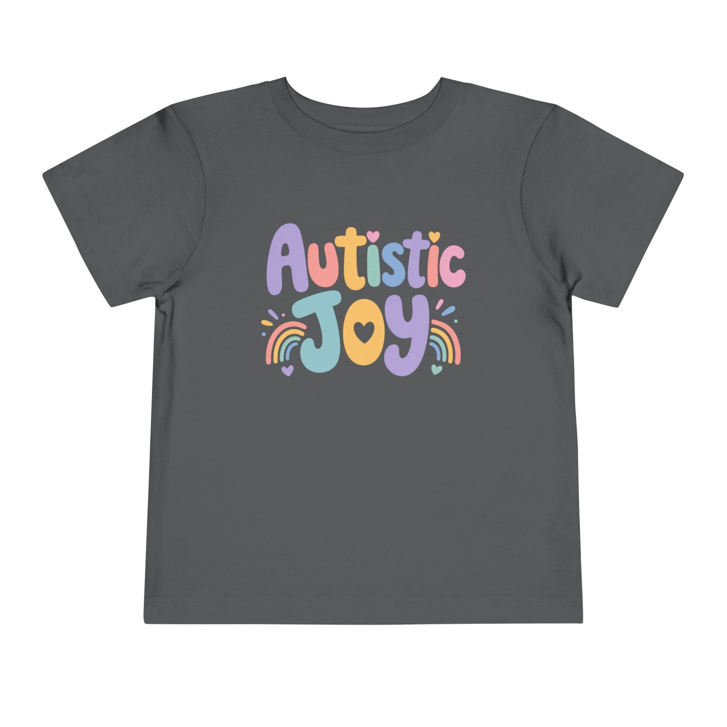 Toddler Tee — "Autistic Joy" Colorful Pride Shirt for Kids image 27