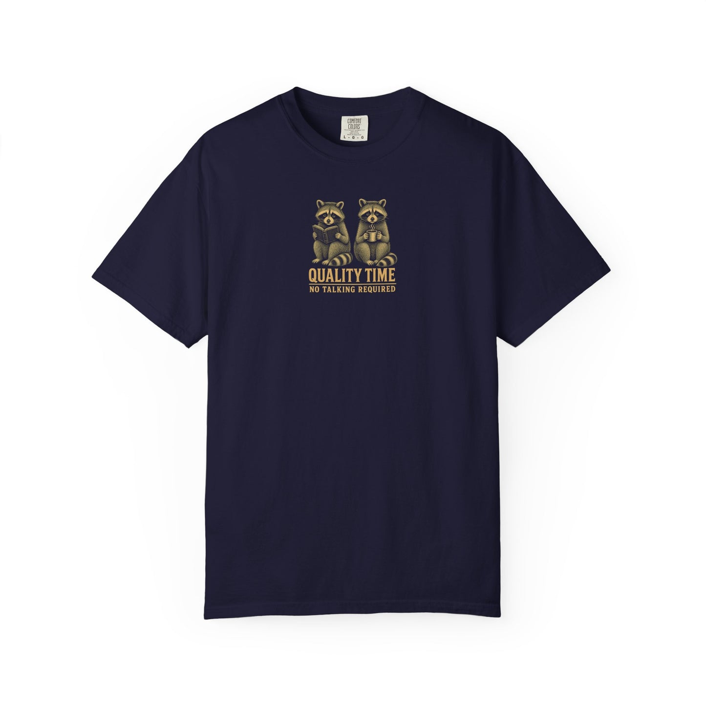 Quality Time Raccoons T-Shirt — Parallel play