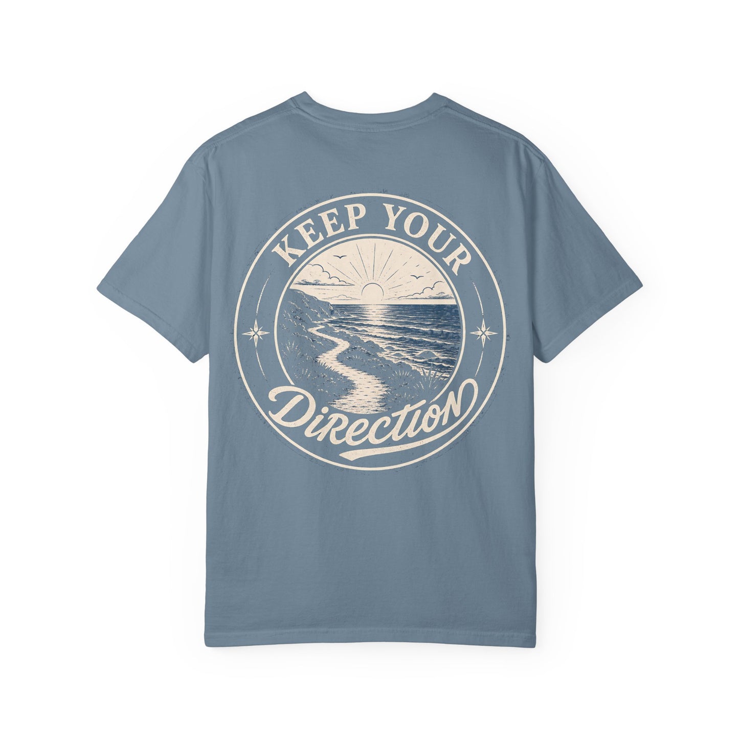 Keep Your Direction Sunset Beach T-Shirt