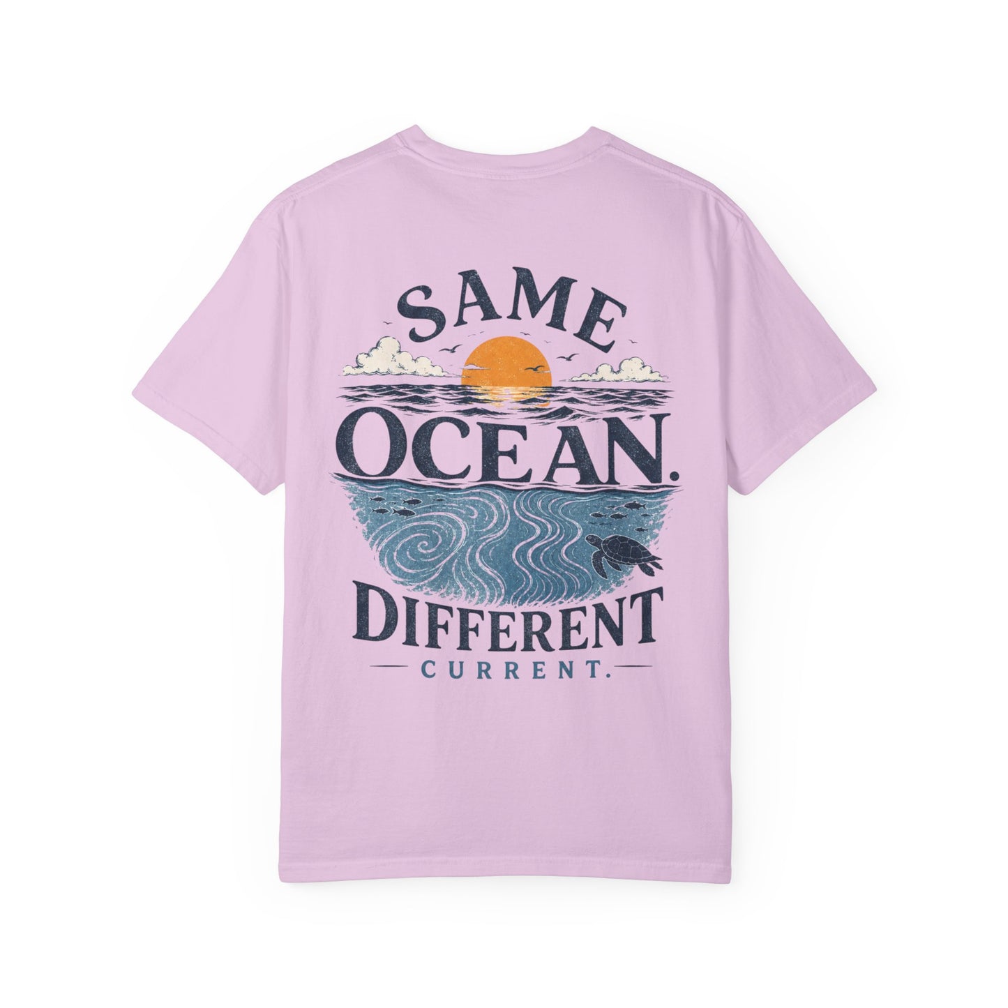 Same Ocean Different Current T-Shirt — Being Neurodivergent Graphic Tee