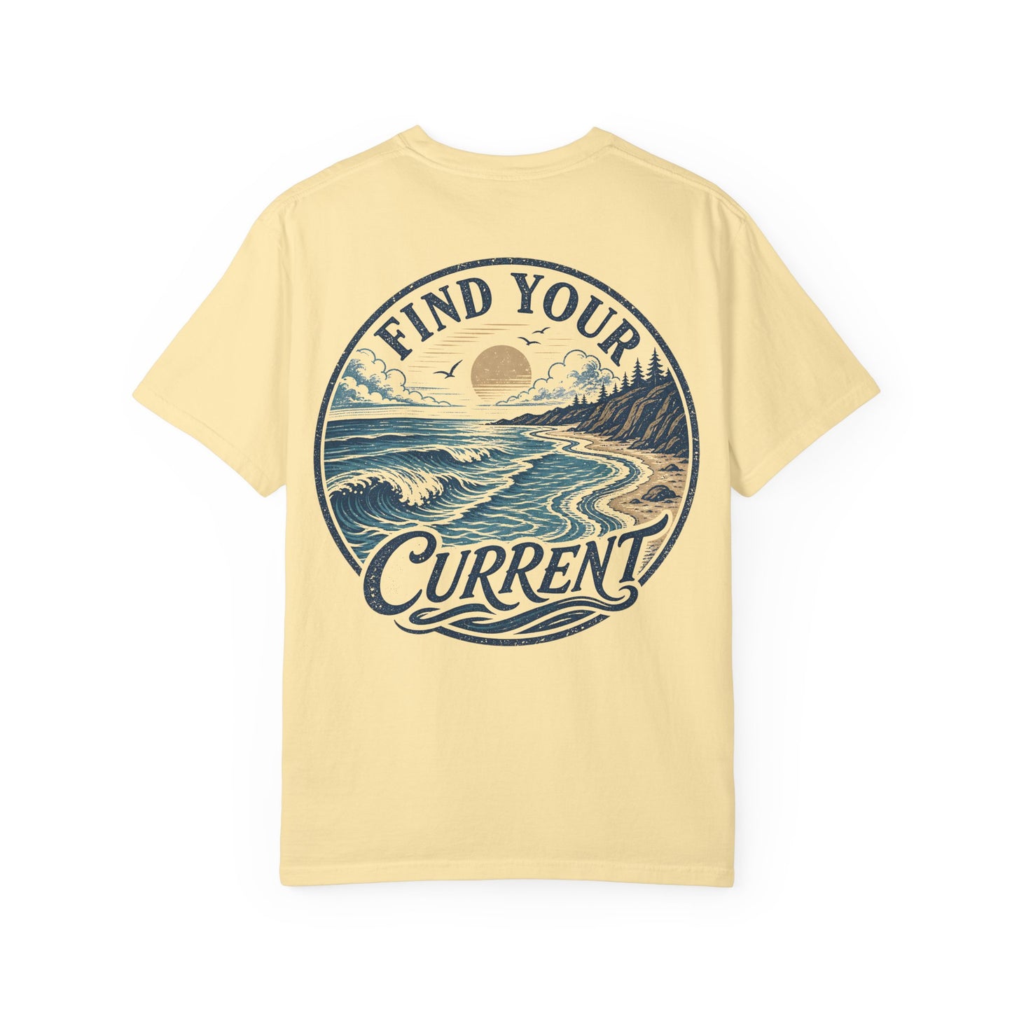 'Find Your Current' Ocean Surf Graphic T-Shirt