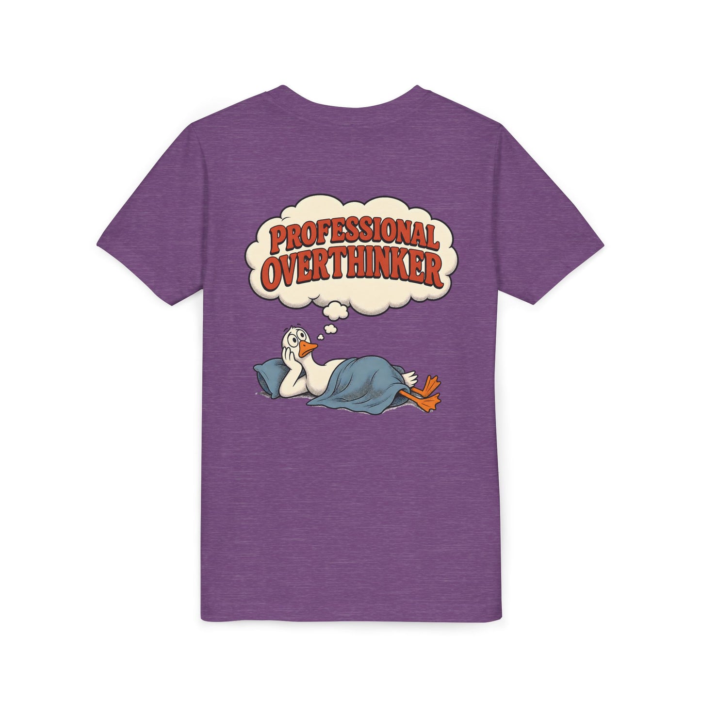 Youth Tee - "Professional Overthinker" Silly Goose Graphic BACK PRINT