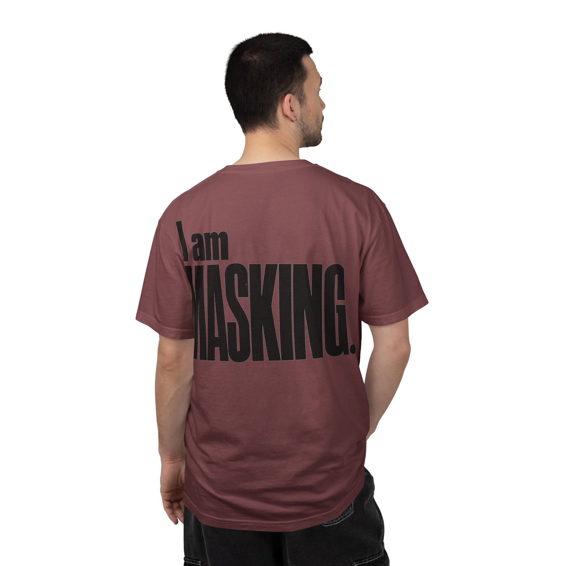 I Am MASKING Back Print Shirt – Neurodivergent Streetwear Tee image