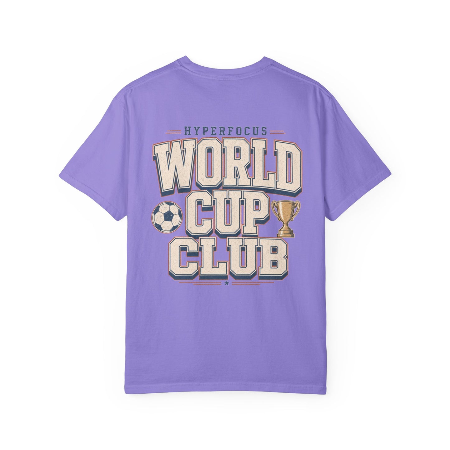 World Cup Club T-Shirt — Retro Soccer Graphic Tee BACK PRINT