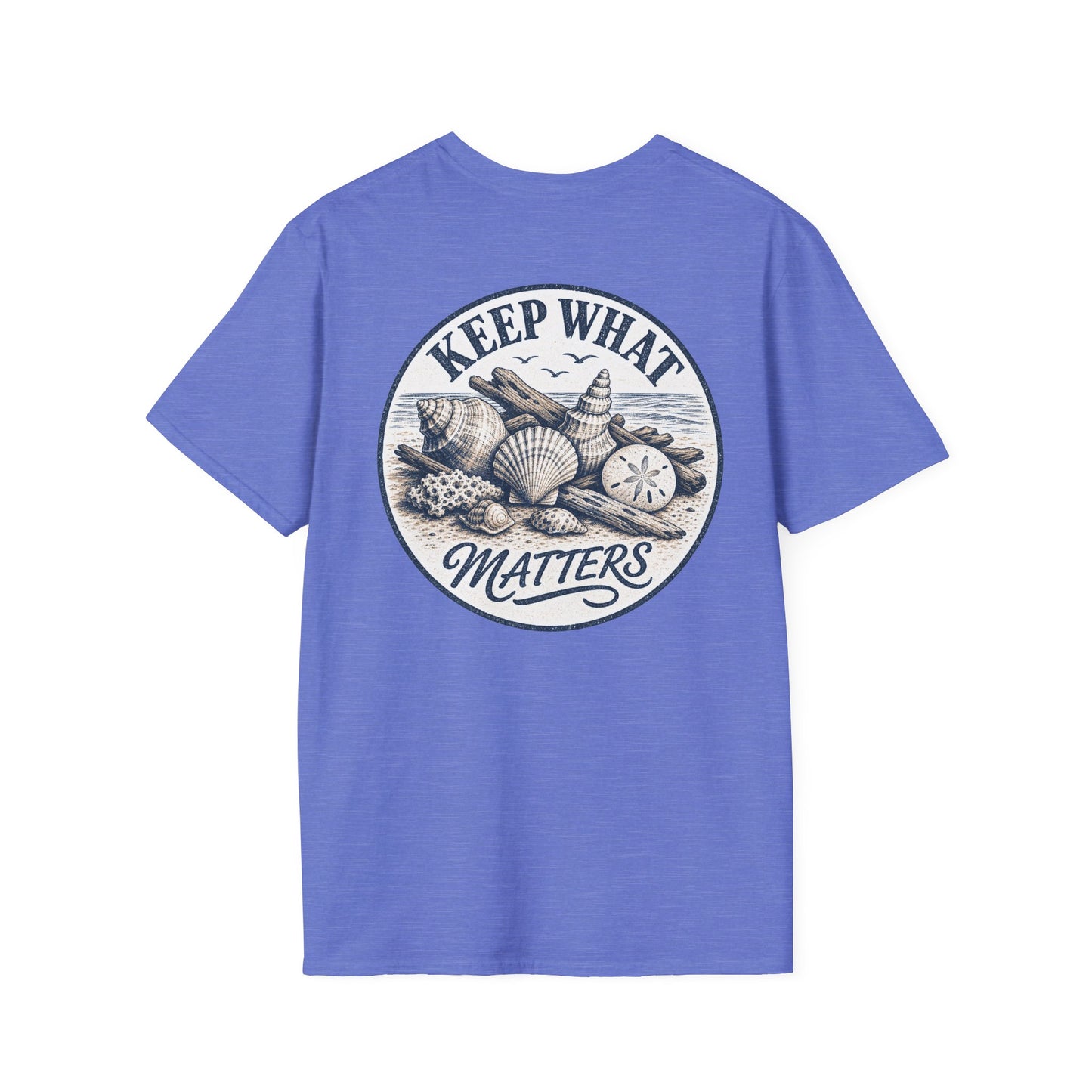 Keep What Matters Seashell Graphic T-Shirt