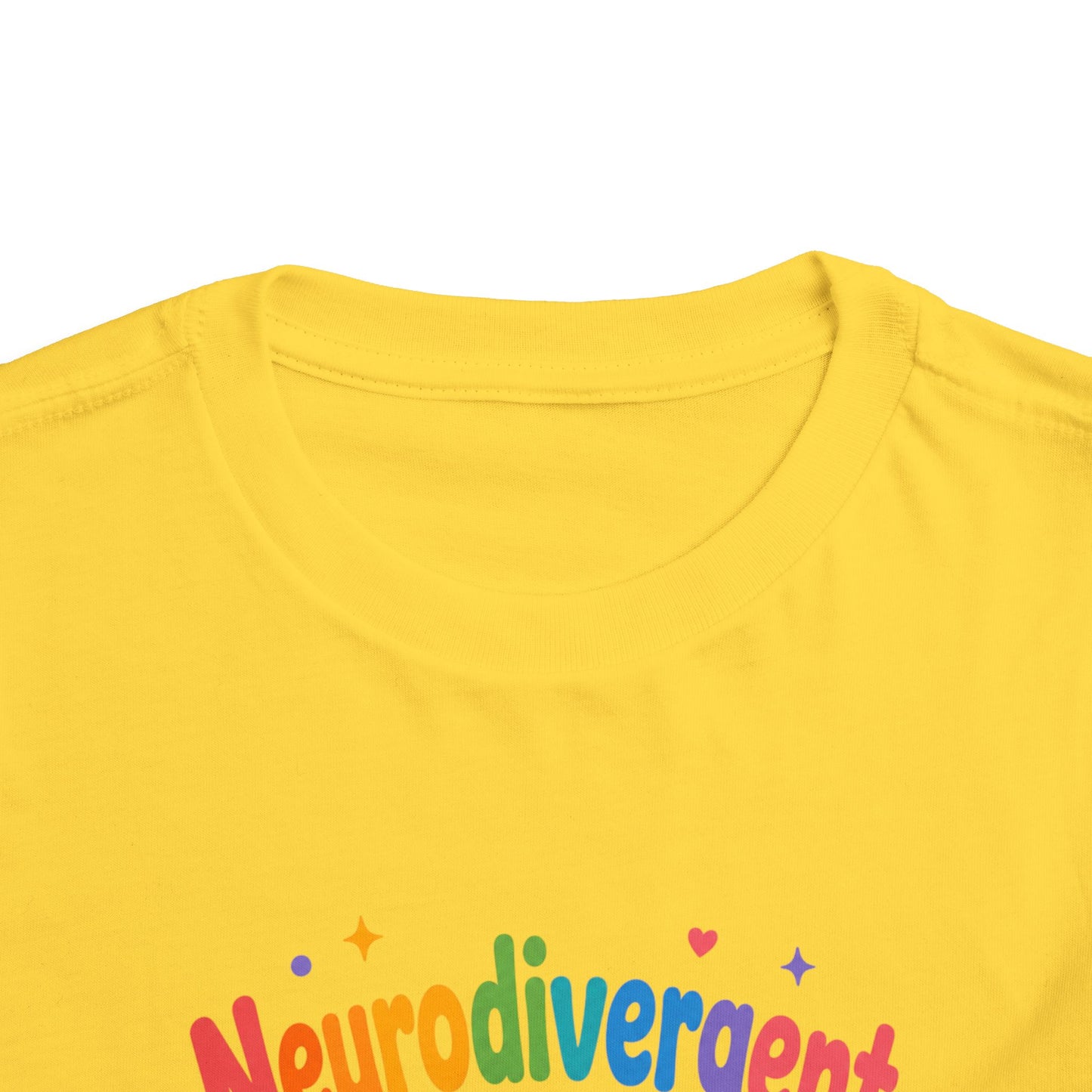 Neurodivergent and Awesome Toddler Tee — Colorful Pride Kids Shirt image 15